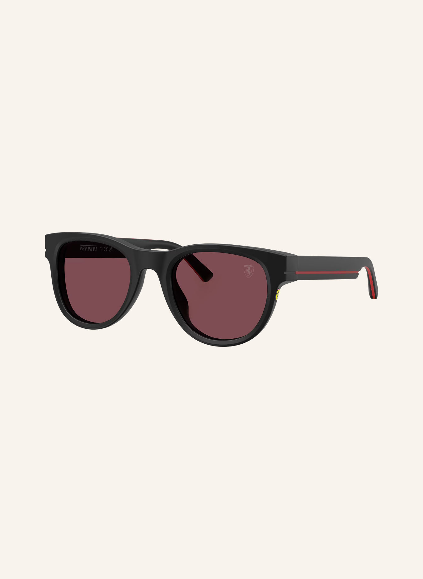 Scuderia Ferrari Sunglasses FZ6034U: MATT BLACK/RED