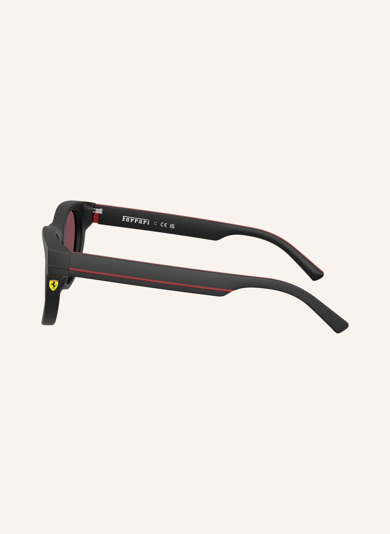 Scuderia Ferrari Sunglasses FZ6034U: MATT BLACK/RED