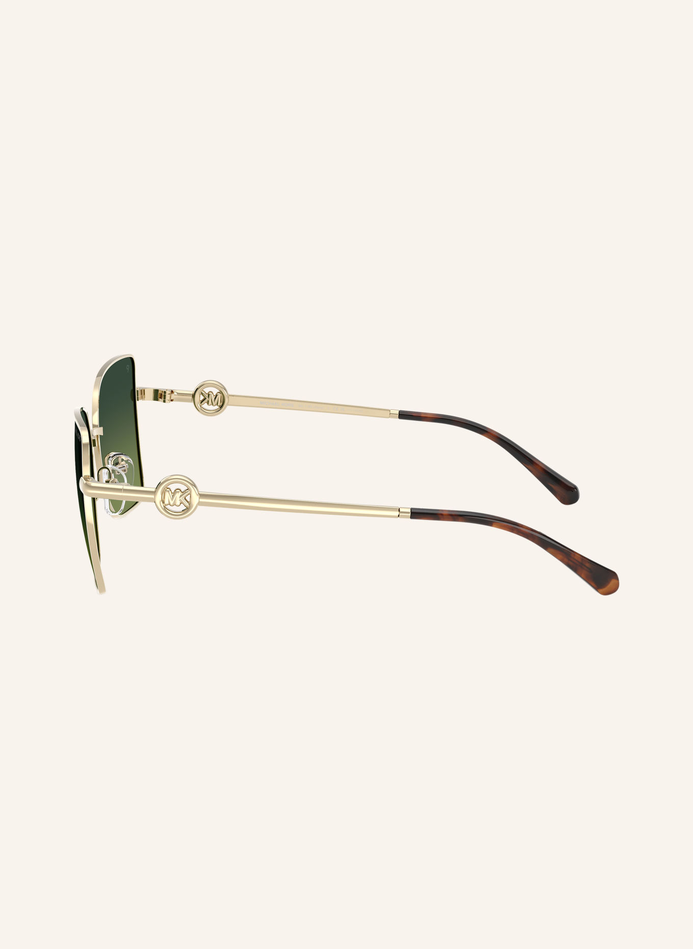 MICHAEL KORS Solbrille MK1186 PATRA: GULD/MØRKEGRØN POLARISERET