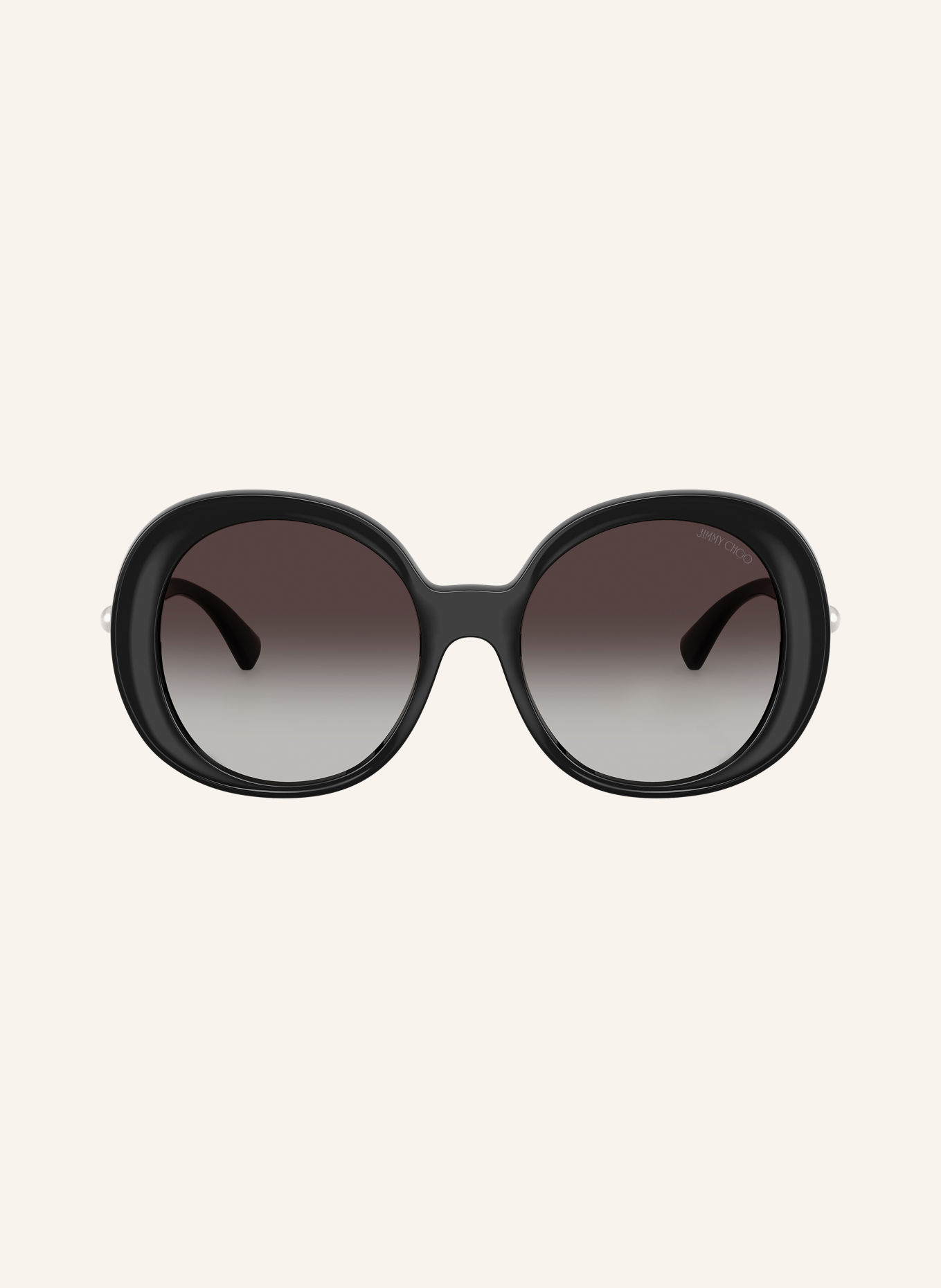 JIMMY CHOO JC6004HU Sunglasses: BLACK/GRAY GRADIENT