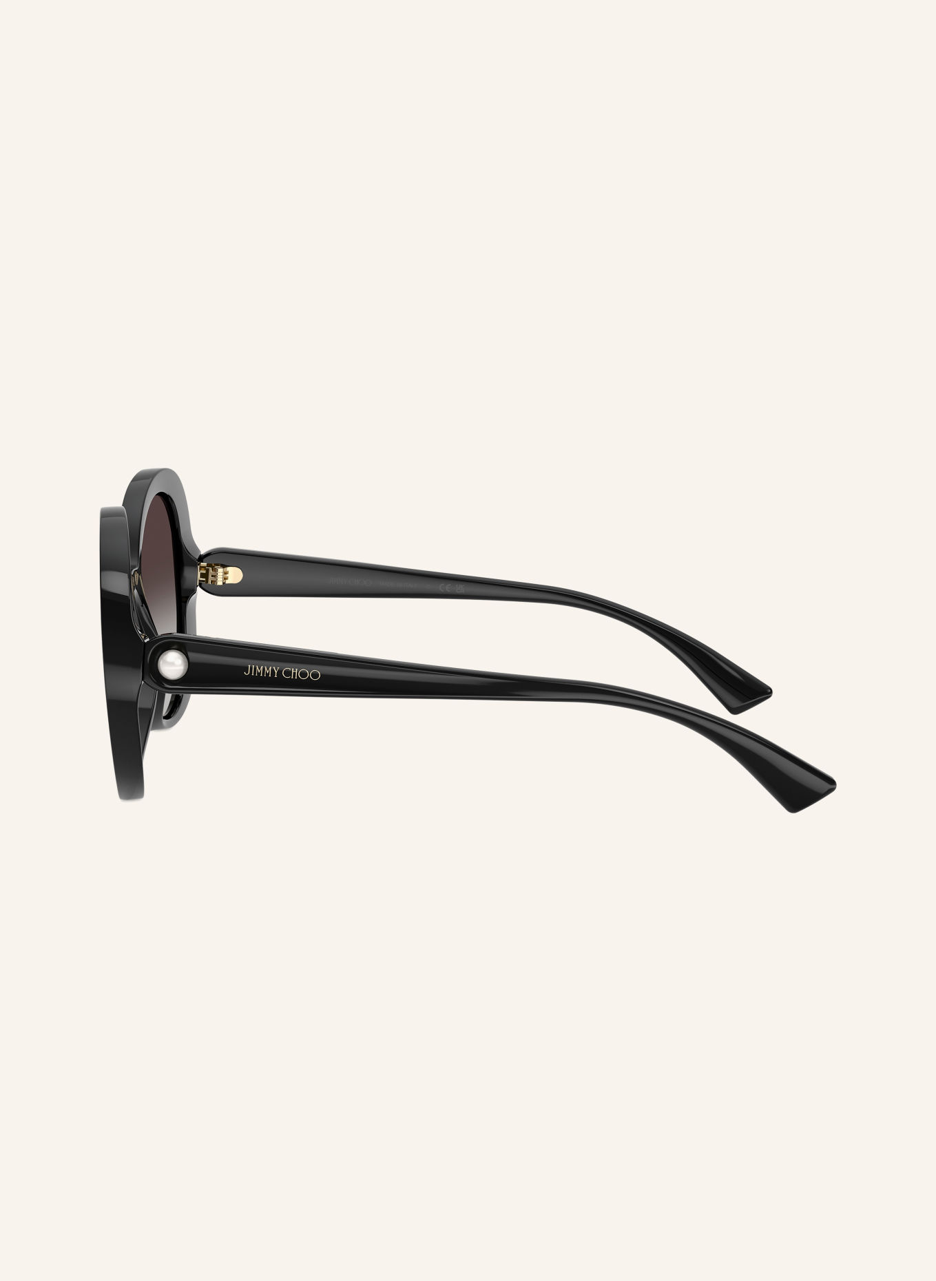 JIMMY CHOO JC6004HU Sunglasses: BLACK/GRAY GRADIENT
