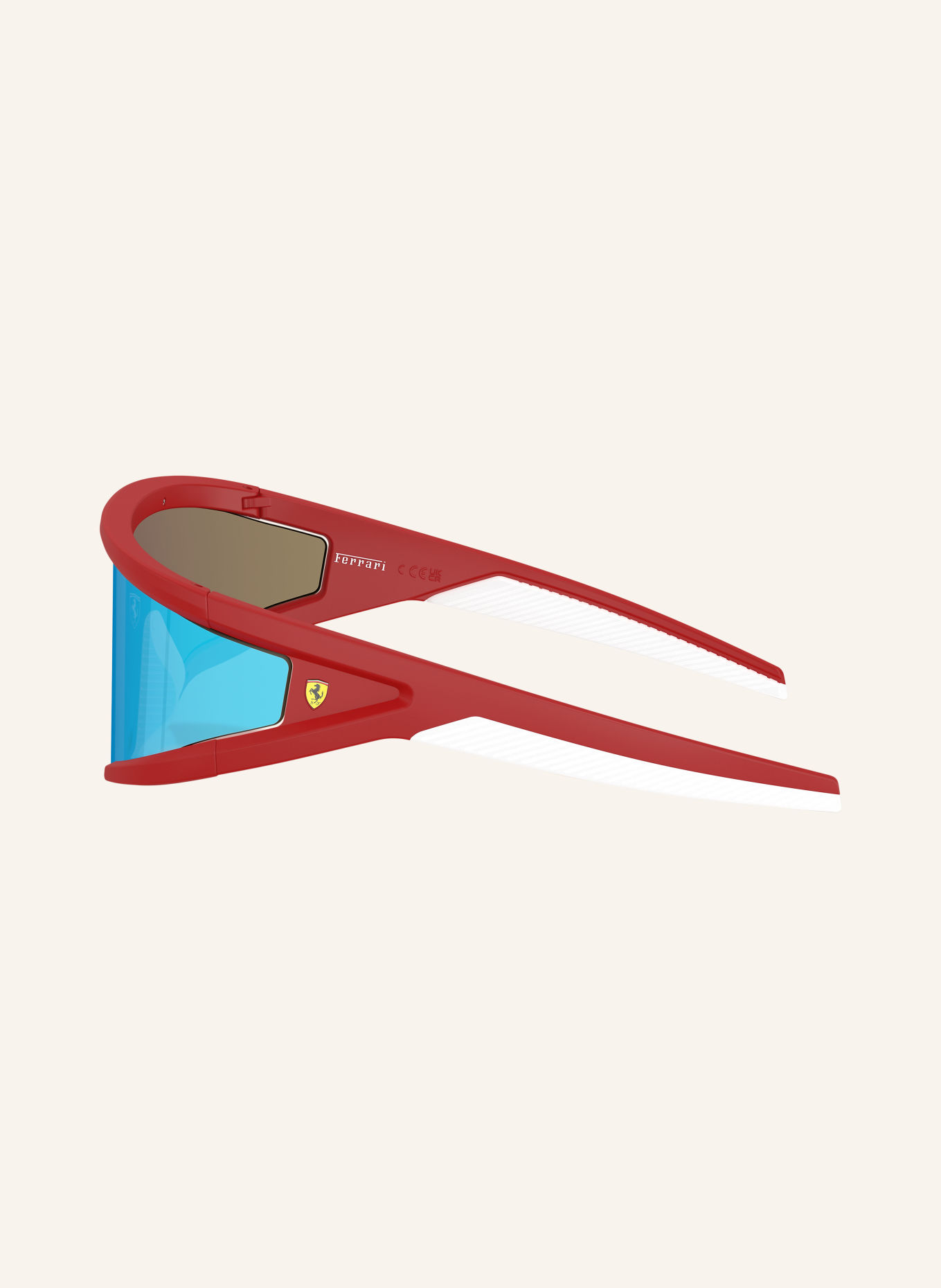 Scuderia Ferrari Sunglasses FZ6038U: RED/DARK GRAY MIRRORED