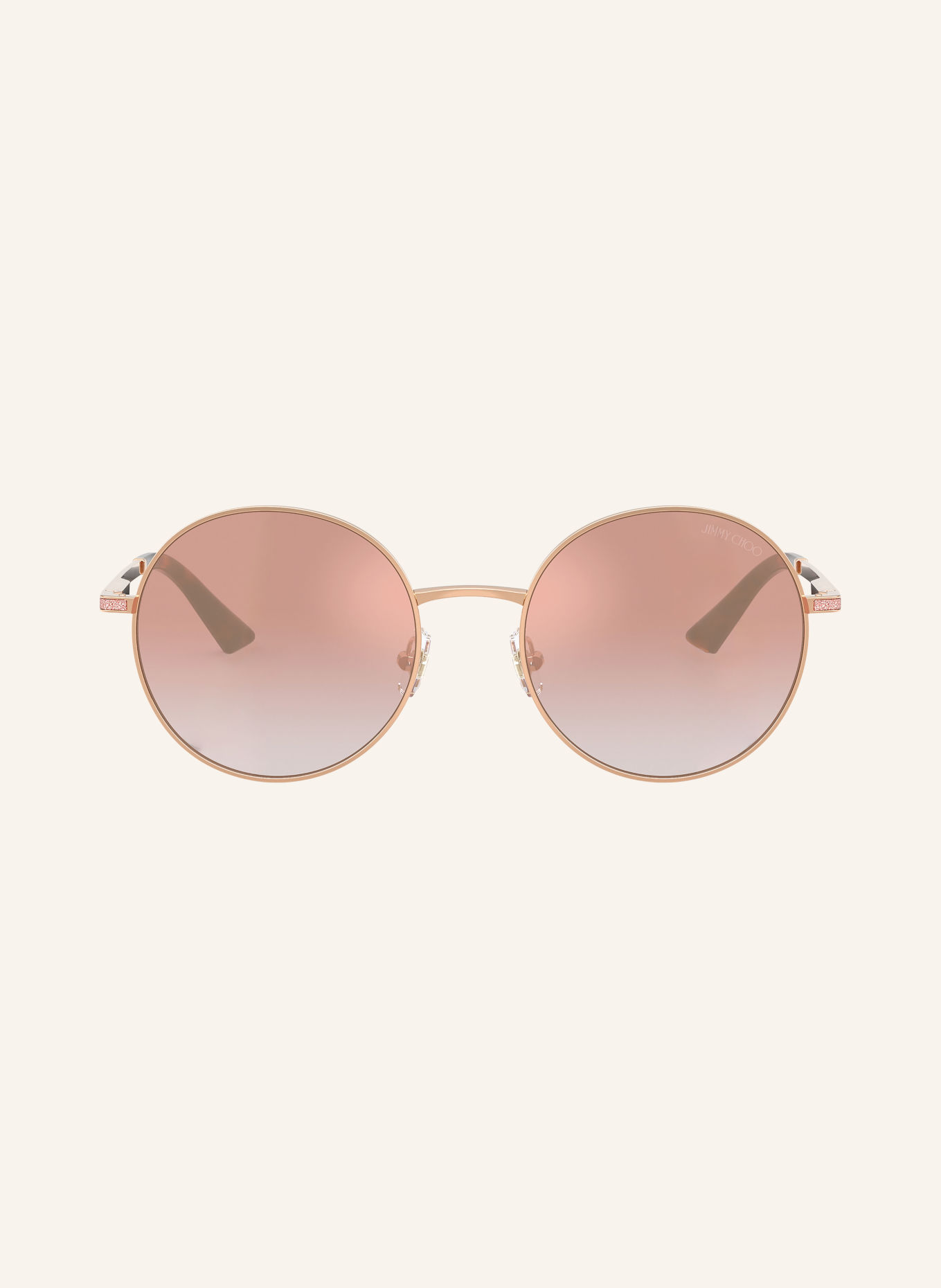 JIMMY CHOO Zonnebril JC4028J: ROSÉGOUD/ ROZE GESPEGELD