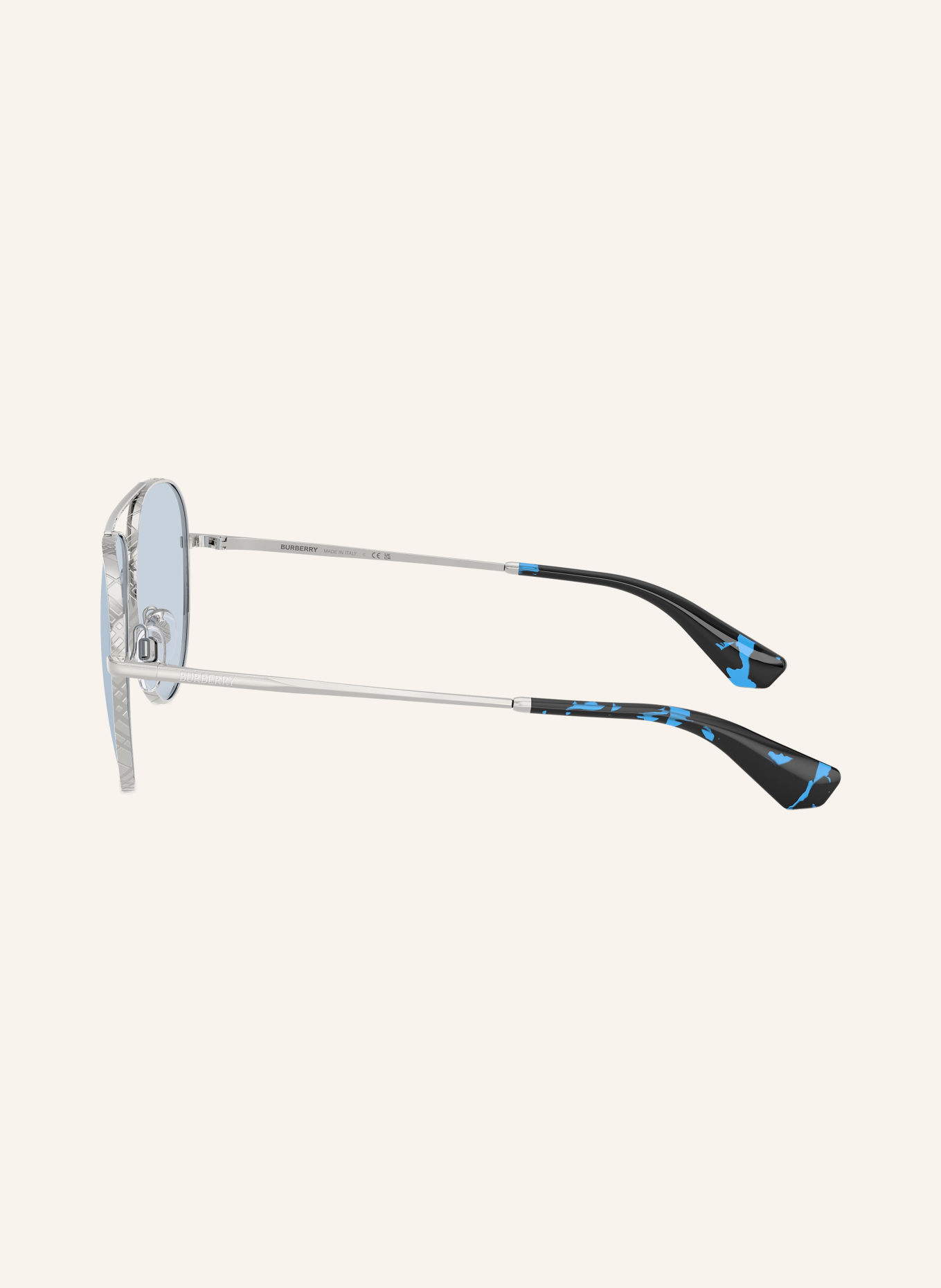 BURBERRY Sunglasses BE3172: SILVER/BLUE
