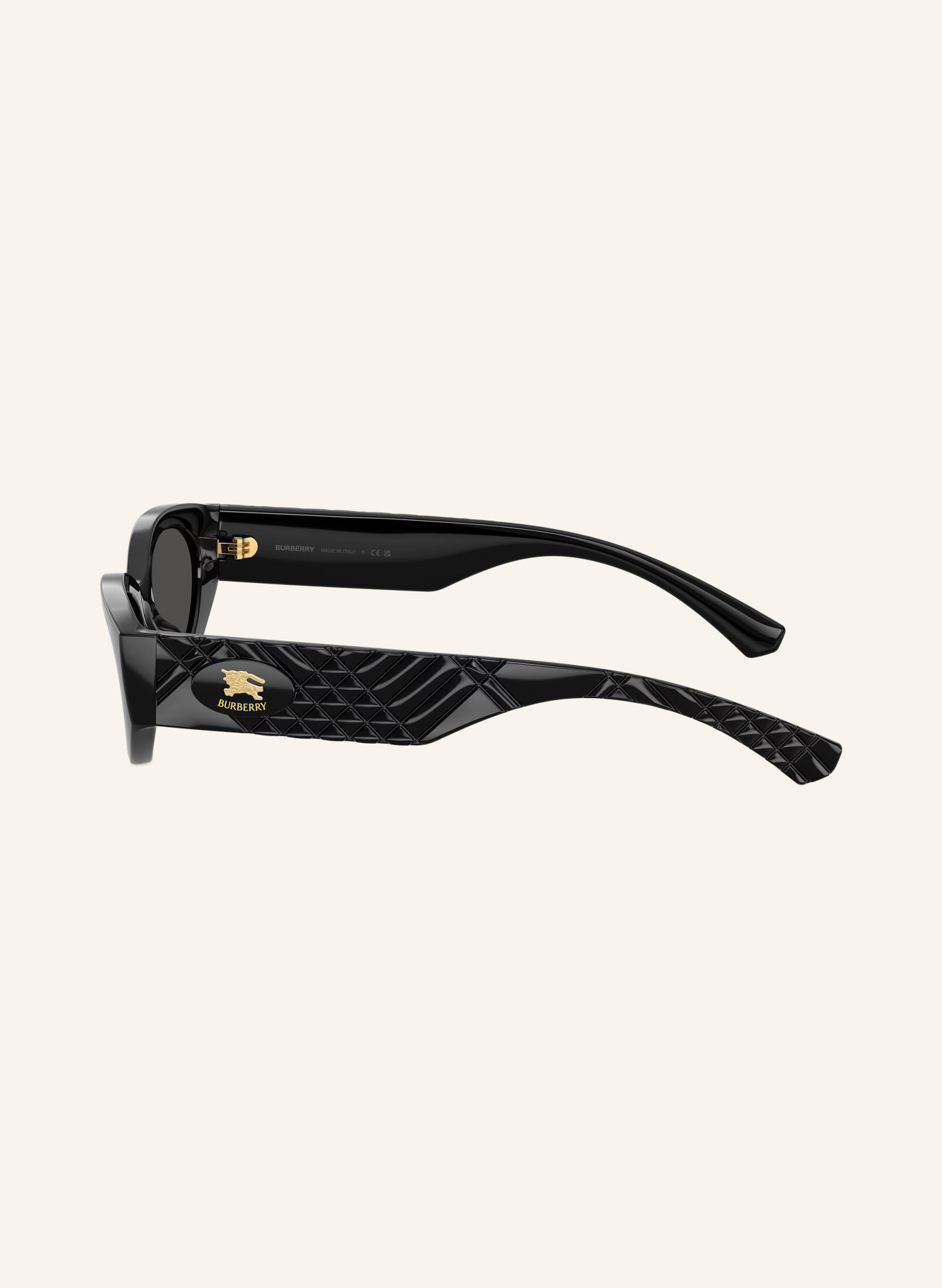 BURBERRY Sonnenbrille BE4505U: SCHWARZ/ DUNKELGRAU