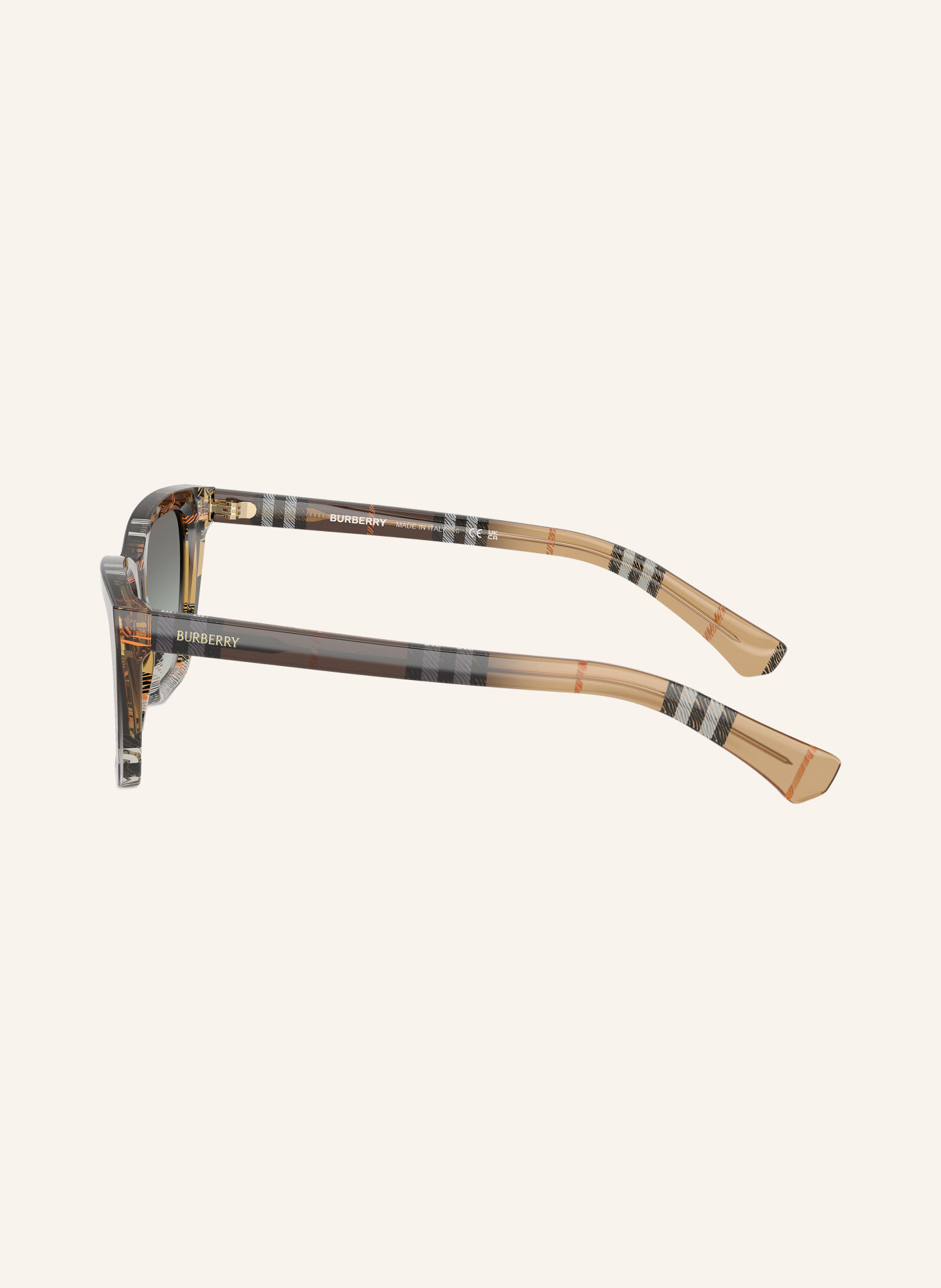 BURBERRY Sonnenbrille BE4468F: BEIGE/ GRAU VERLAUF