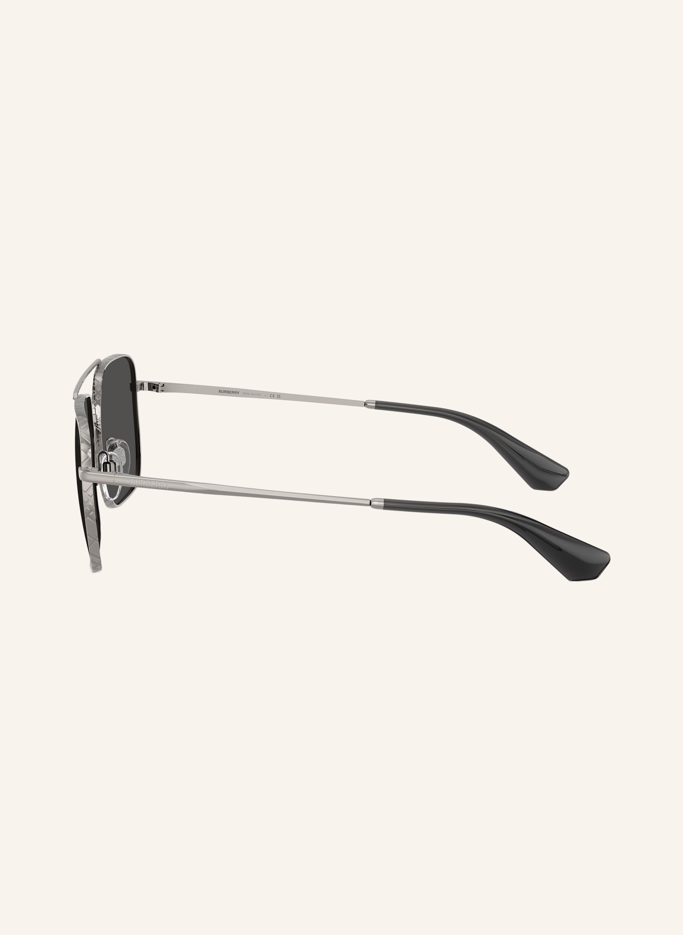 BURBERRY Sonnenbrille BE3179: DUNKELGRAU/ DUNKELGRAU