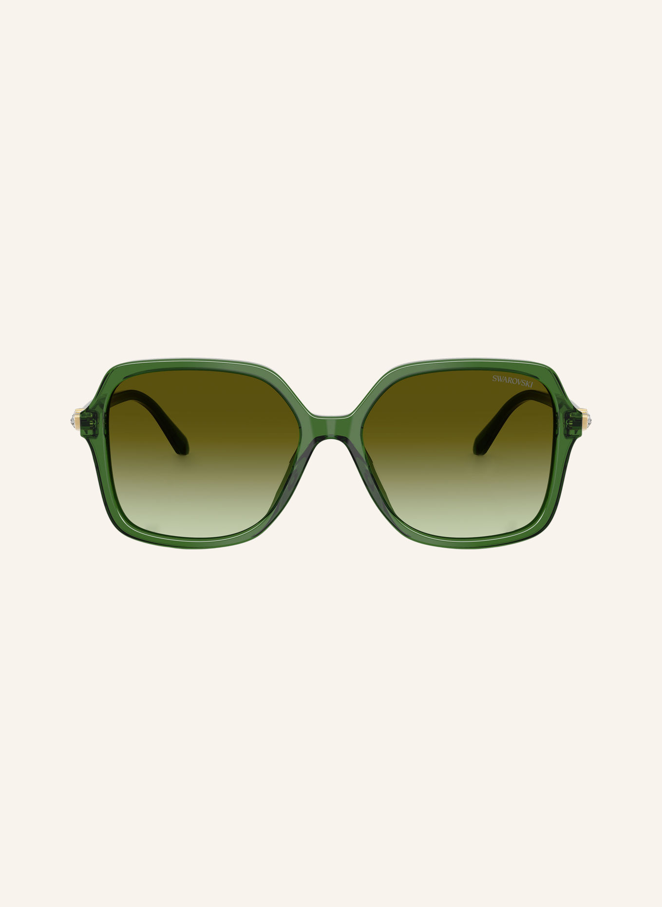SWAROVSKI Zonnebril SK6067: GROEN/ GROEN VERLOOP