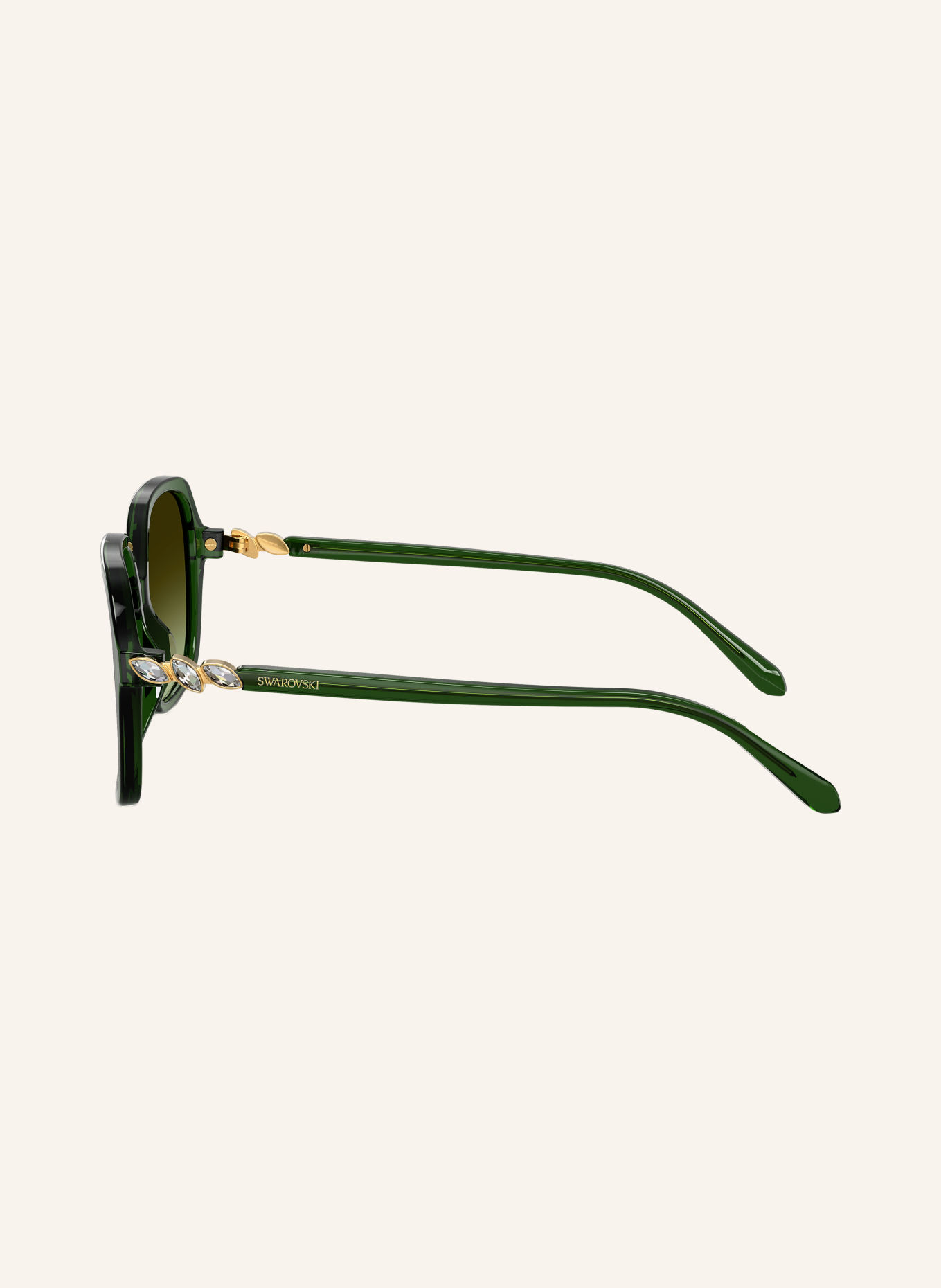 SWAROVSKI Zonnebril SK6067: GROEN/ GROEN VERLOOP