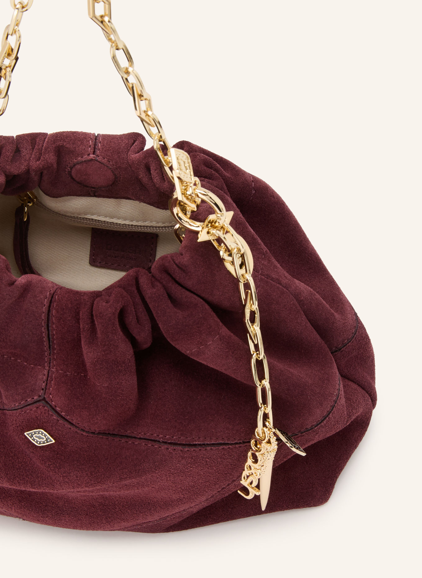ba&sh Handtasche JUNE MINI: DUNKELROT