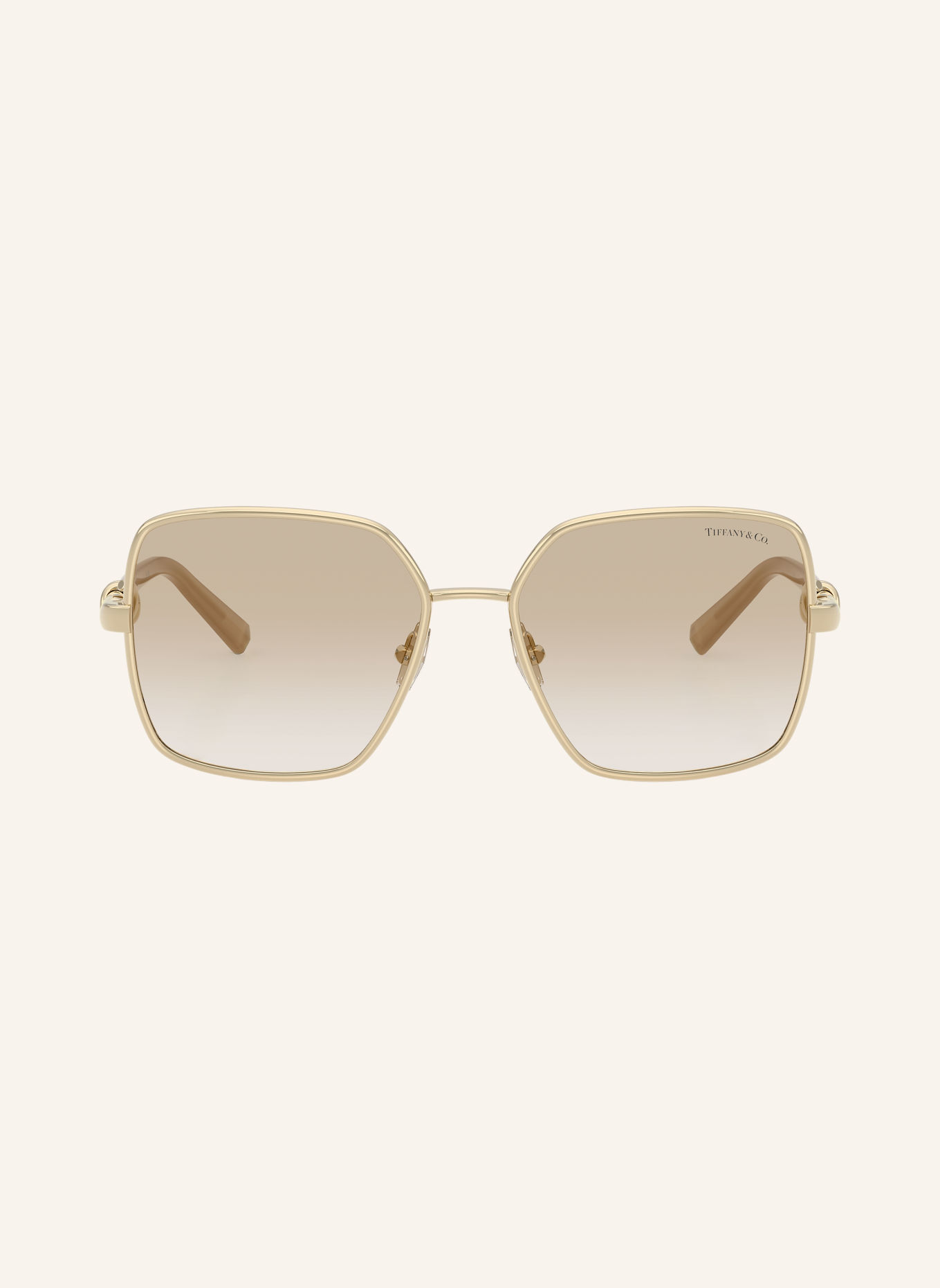 TIFFANY & Co. Sonnenbrille TF3122: GOLD/ BEIGE VELAUF