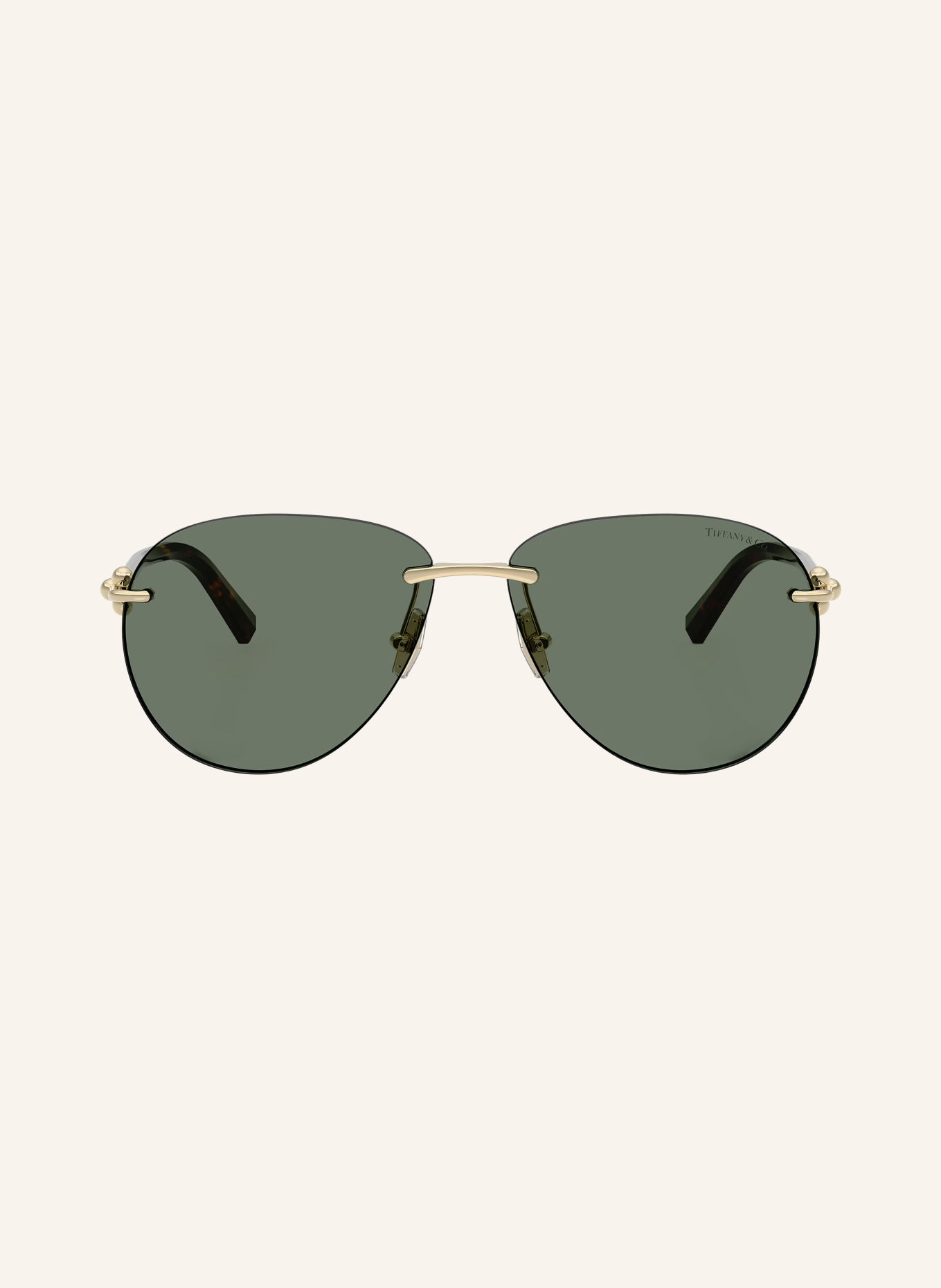 TIFFANY & Co. TF3124 Sunglasses: GOLD/ DARK GREEN
