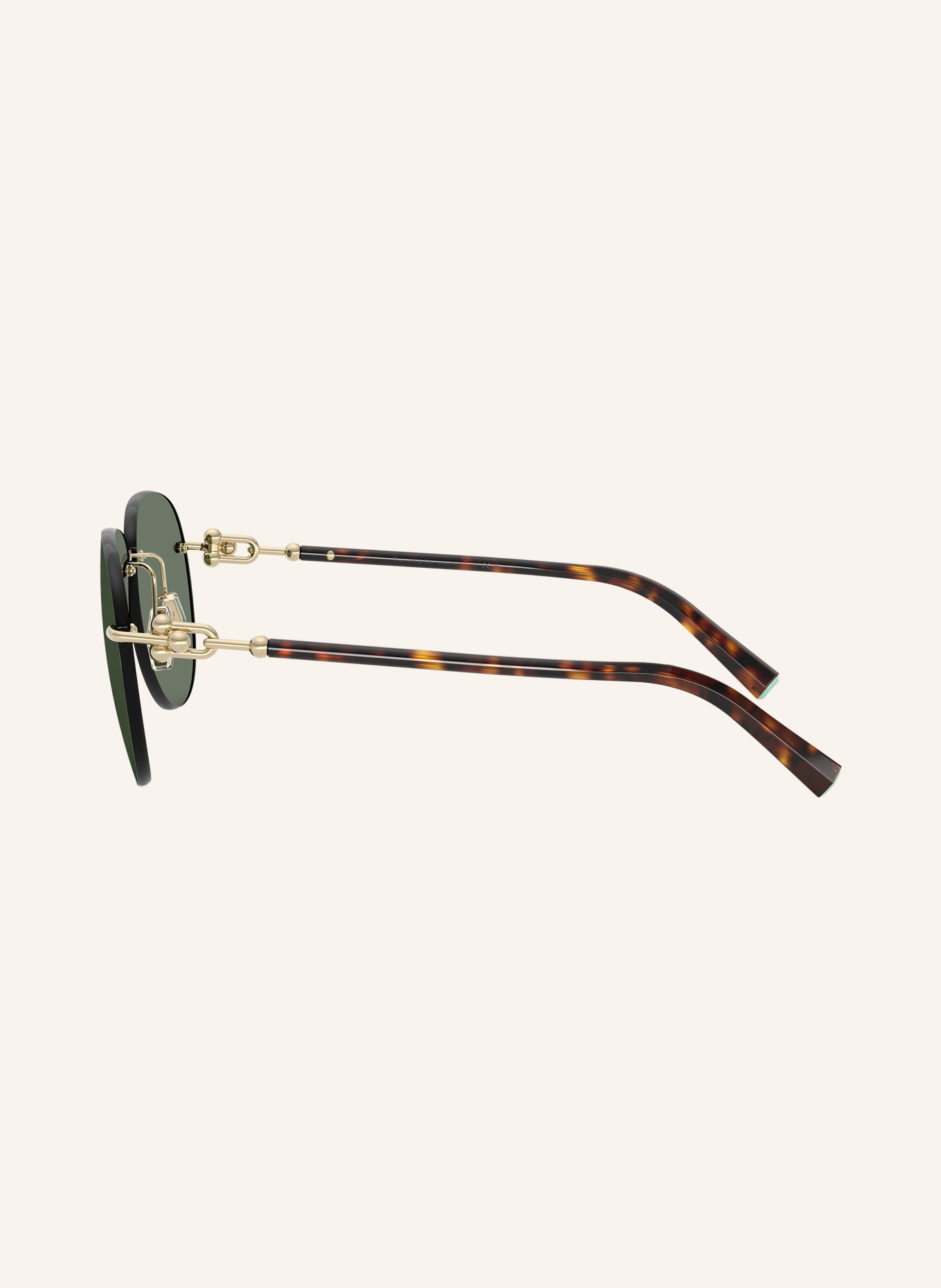 TIFFANY & Co. TF3124 Sunglasses: GOLD/ DARK GREEN