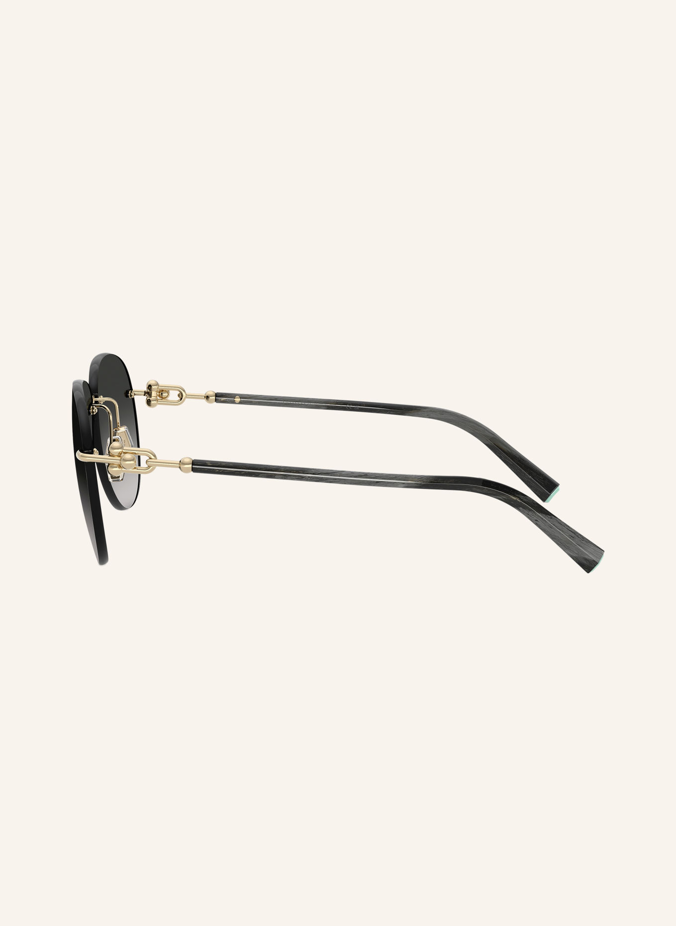TIFFANY & Co. Sonnenbrille TF3124: GOLD/ GRAU VERLAUF