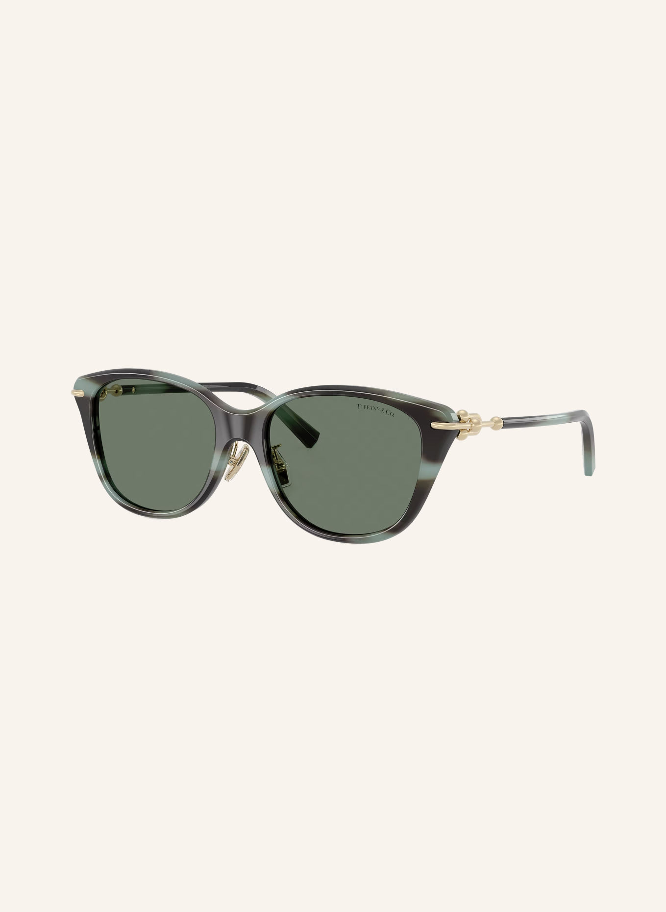 TIFFANY & Co. Sonnenbrille TF4267F: SCHWARZ/ DUNKELGRAU VERLAUF