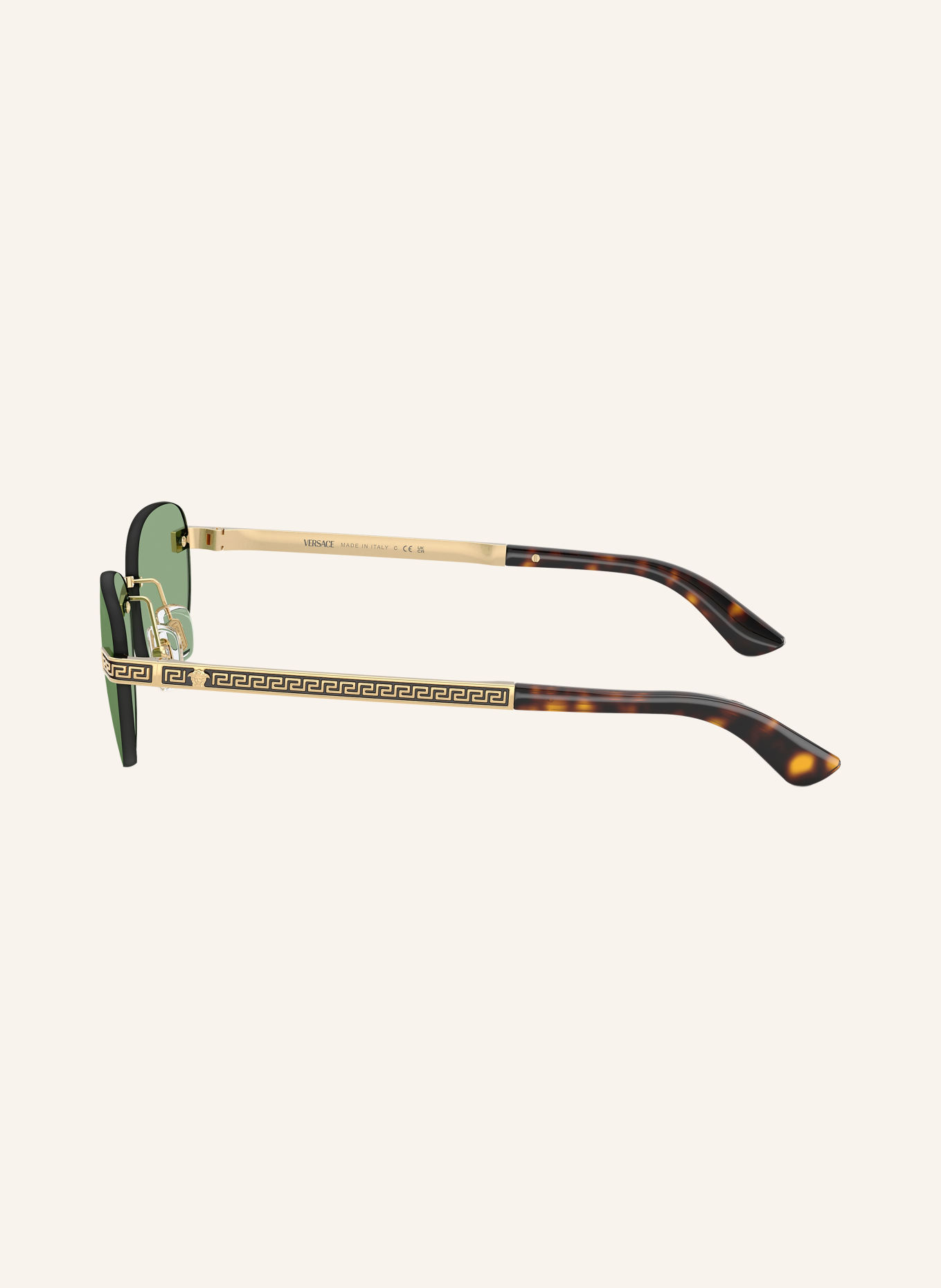 VERSACE Ochelari de soare VE2307: AURIU/ VERDE