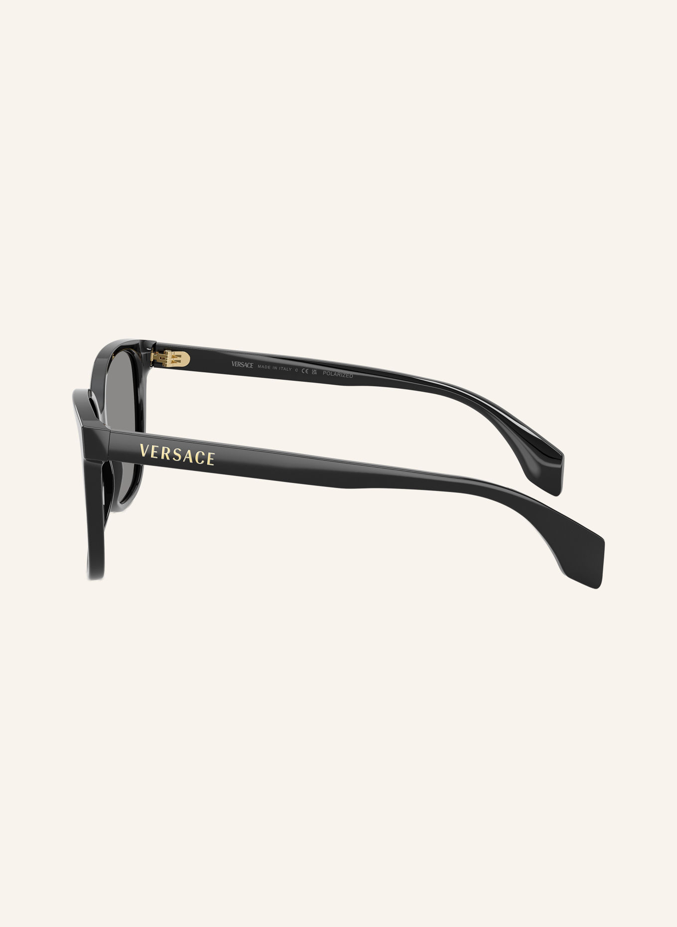 VERSACE Sonnenbrille VE4523: SCHWARZ/ DUNKELGRAU POLARISIERT