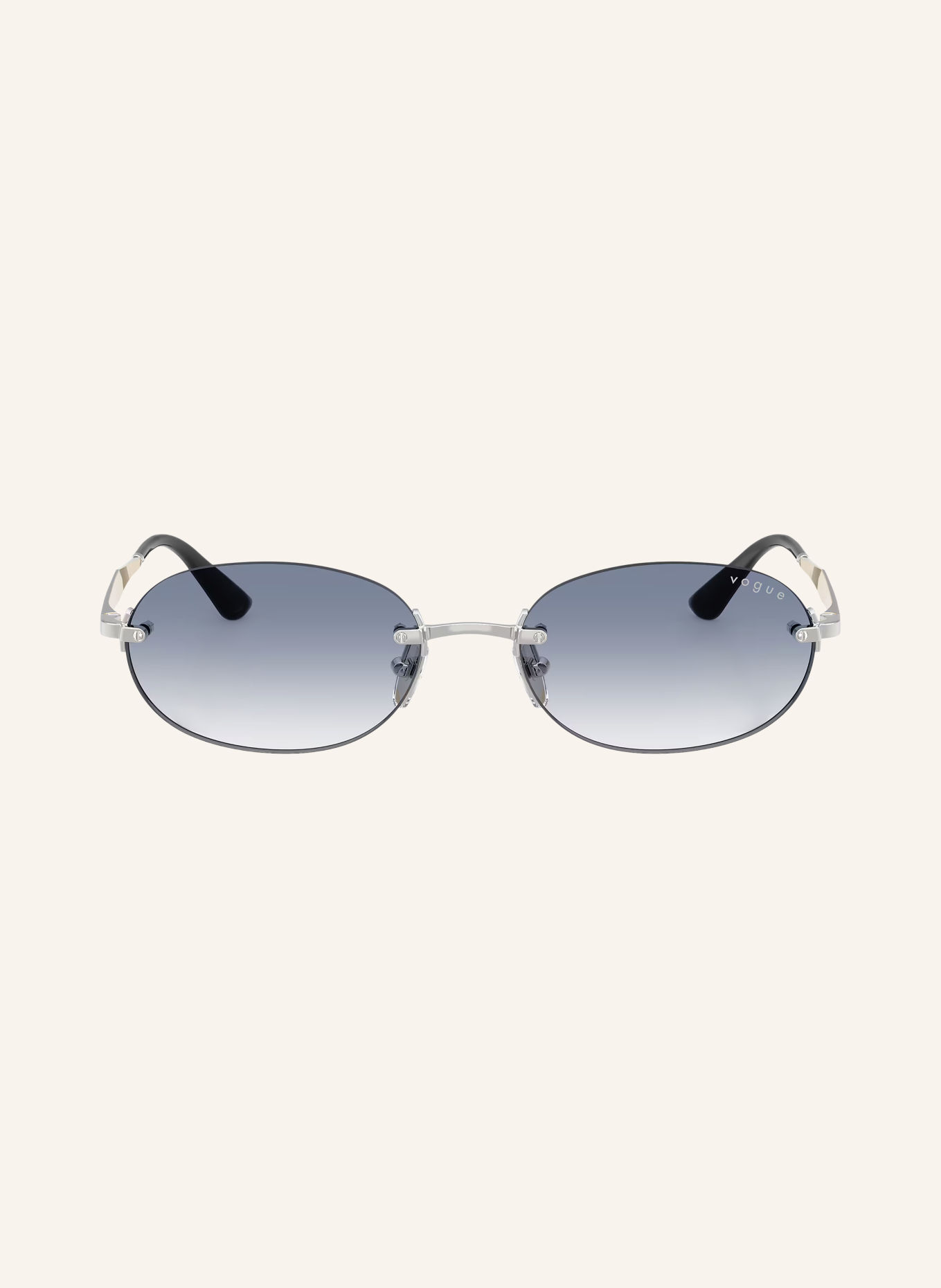 VOGUE Zonnebril VO4342S: ZILVER/BLAUW VERLOOP