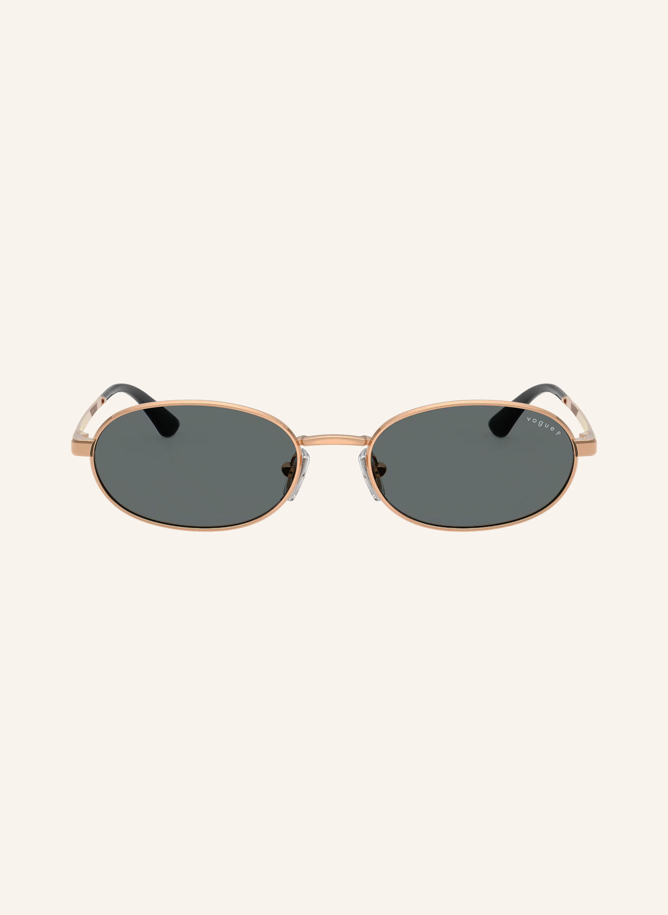 VOGUE Zonnebril VO4353S: ROSÉGOLD/ DONKERGRIJS GEPOLARISEERD