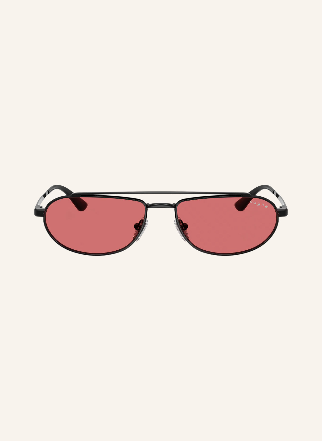 VOGUE Zonnebril VO4371S: ZWART/ROOD