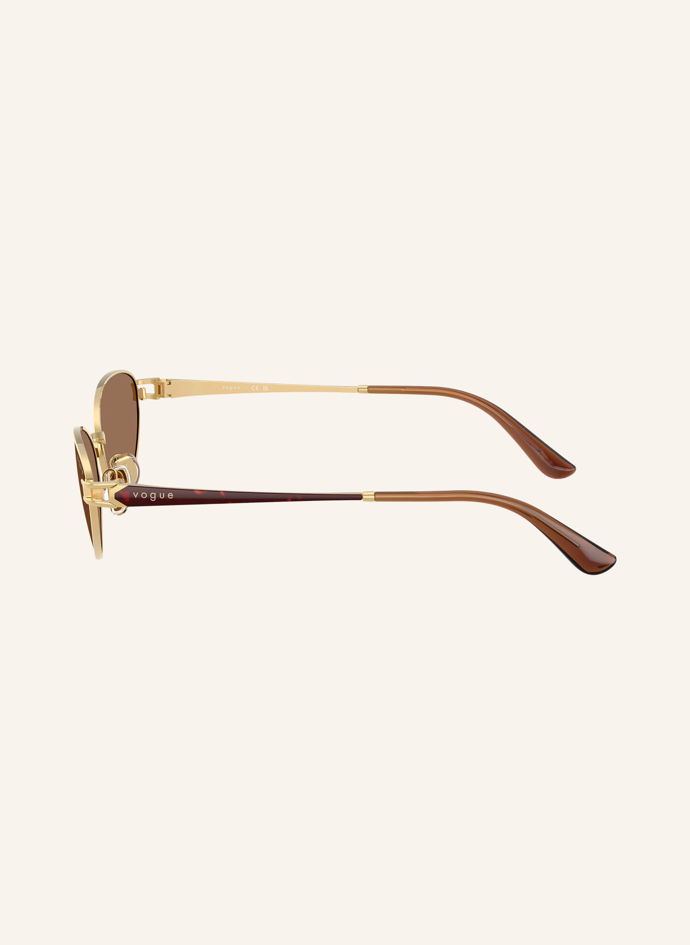 VOGUE Zonnebril VO4369S: GOUD/ DONKERBRUIN