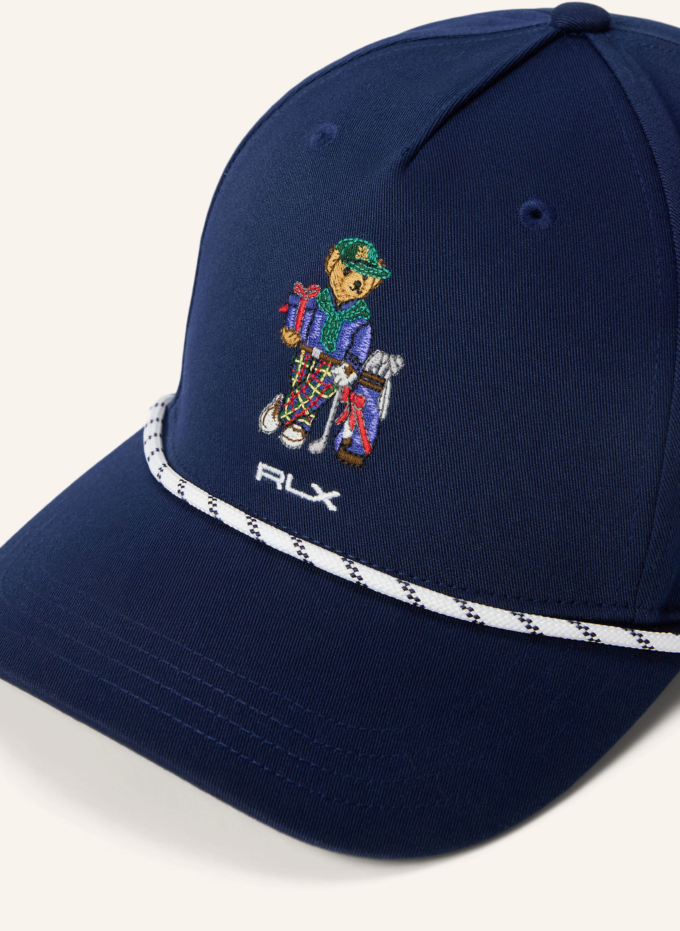 RLX RALPH LAUREN Pet: DONKERBLAUW / WIT / ZWART