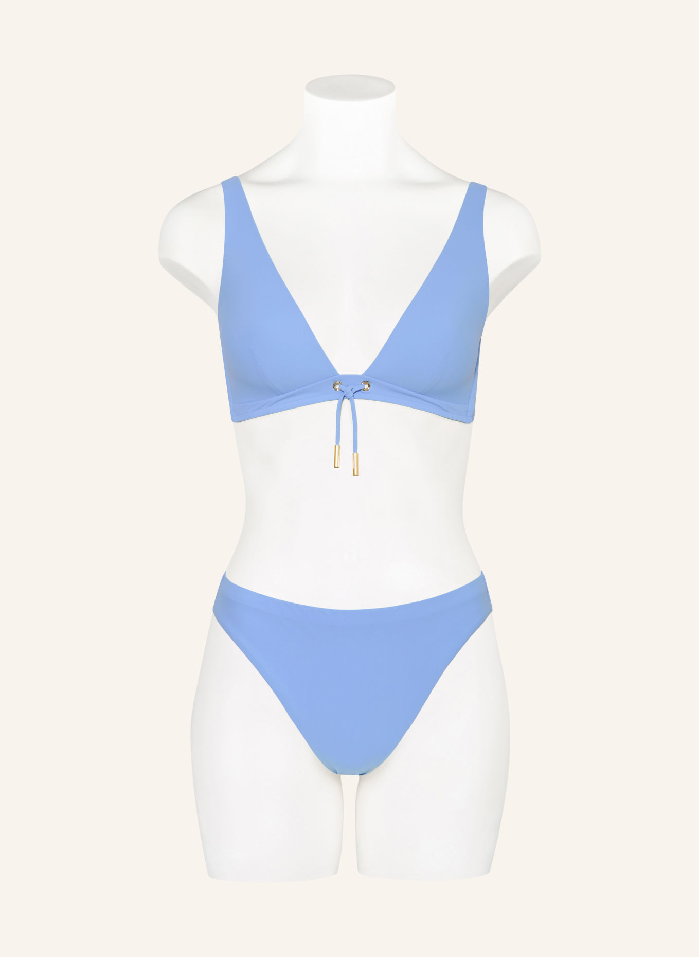 MARYAN MEHLHORN ETERNITY Bralette bikini top: LIGHT BLUE