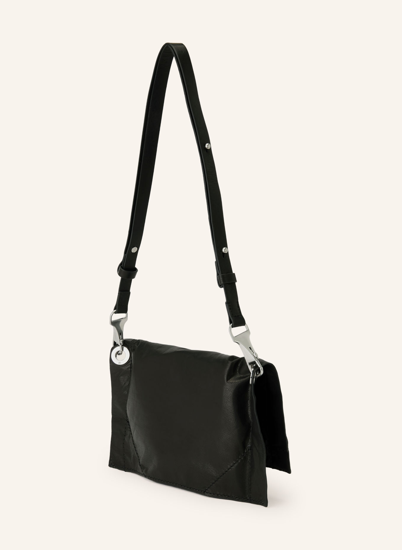 ALLSAINTS Torebka na ramię LUTECE SMALL: CZARNY / SREBRNY
