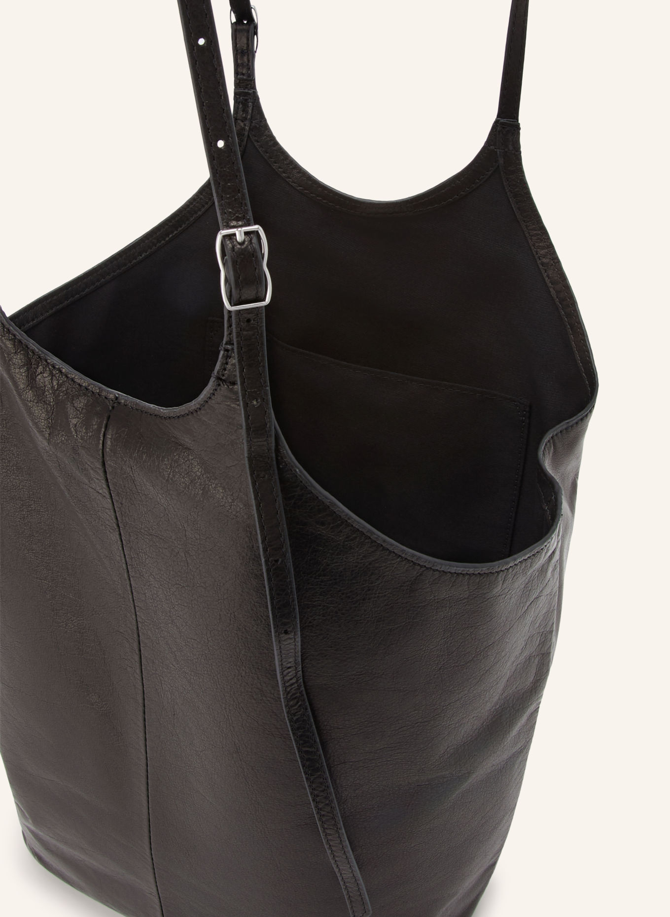 ALLSAINTS Sac cabas SILOH: NOIR
