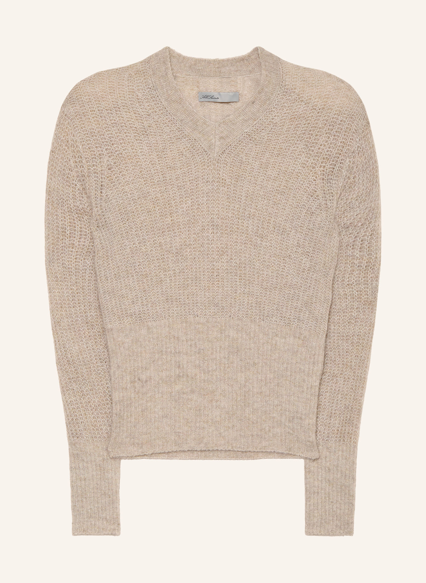 ALLSAINTS Pullover MABEL mit Alpaka: BEIGE