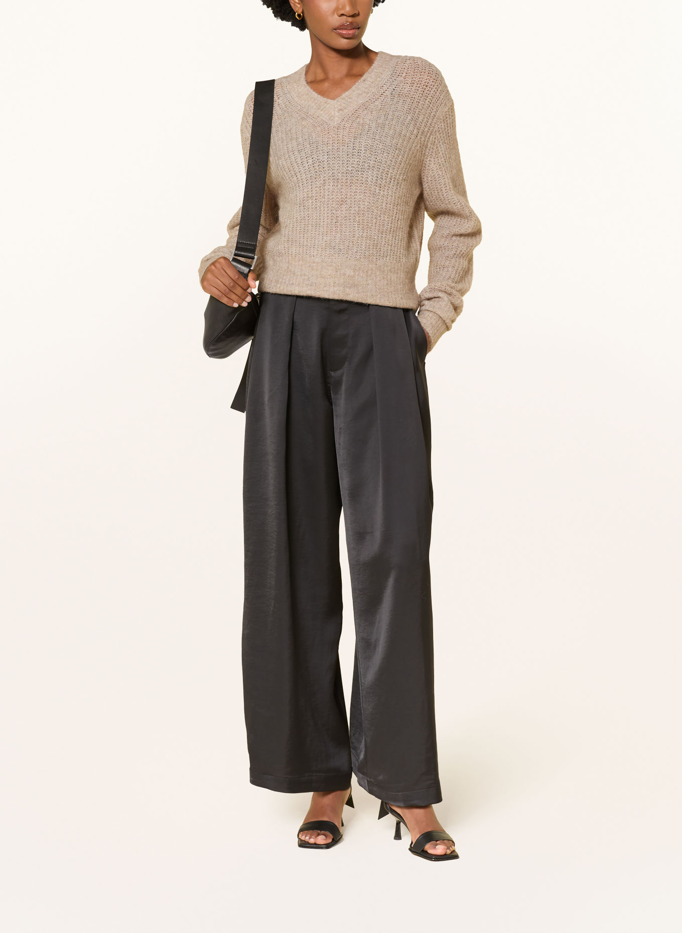 ALLSAINTS Pullover MABEL mit Alpaka: BEIGE
