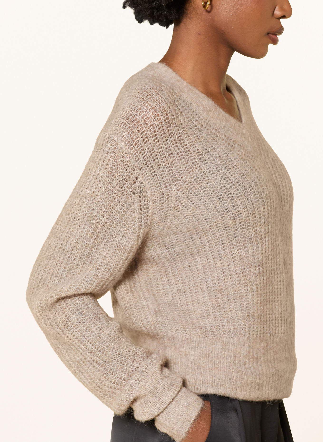 ALLSAINTS Pullover MABEL mit Alpaka: BEIGE