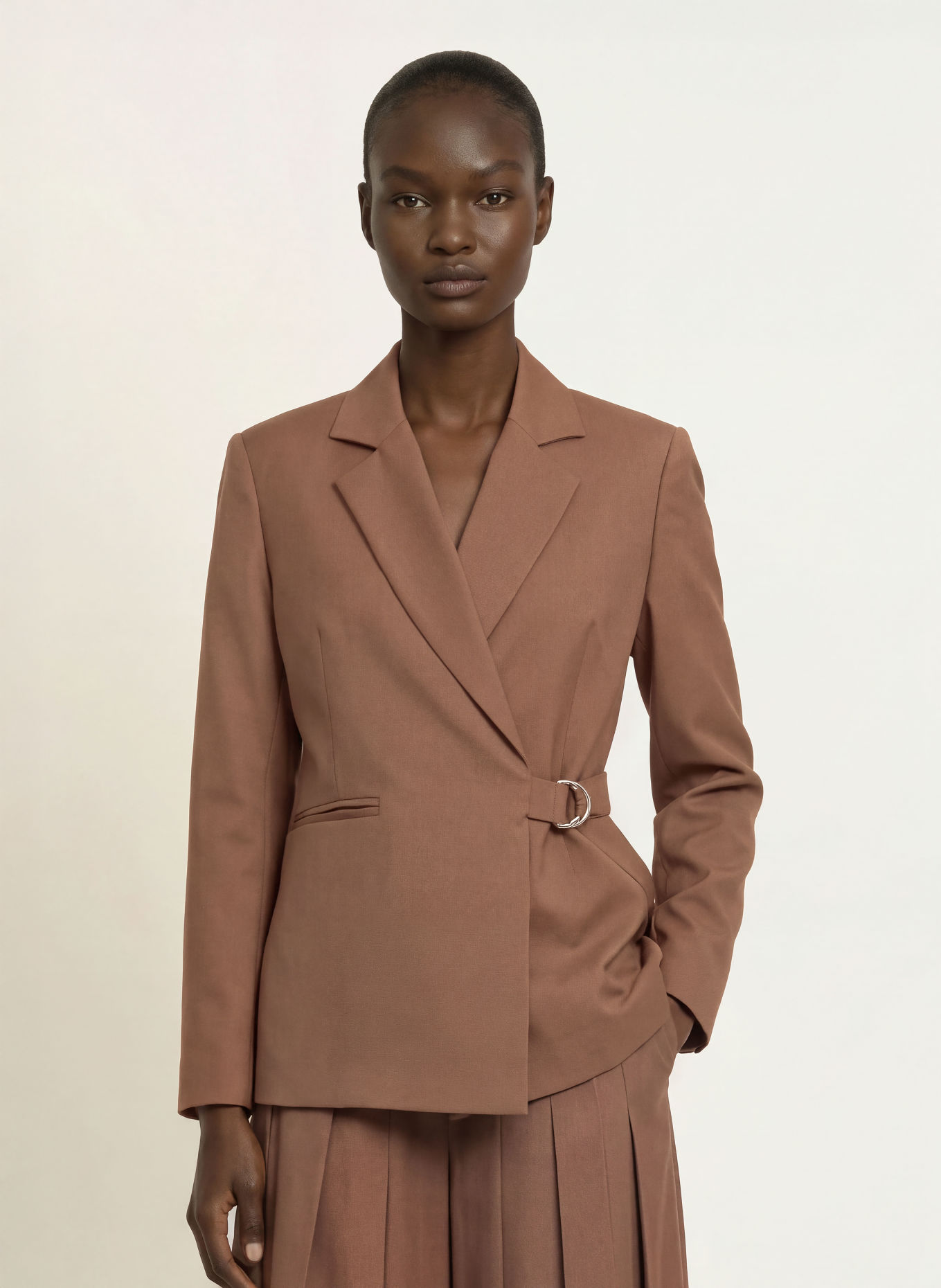 CLAUDIE PIERLOT Blazer: BRAUN