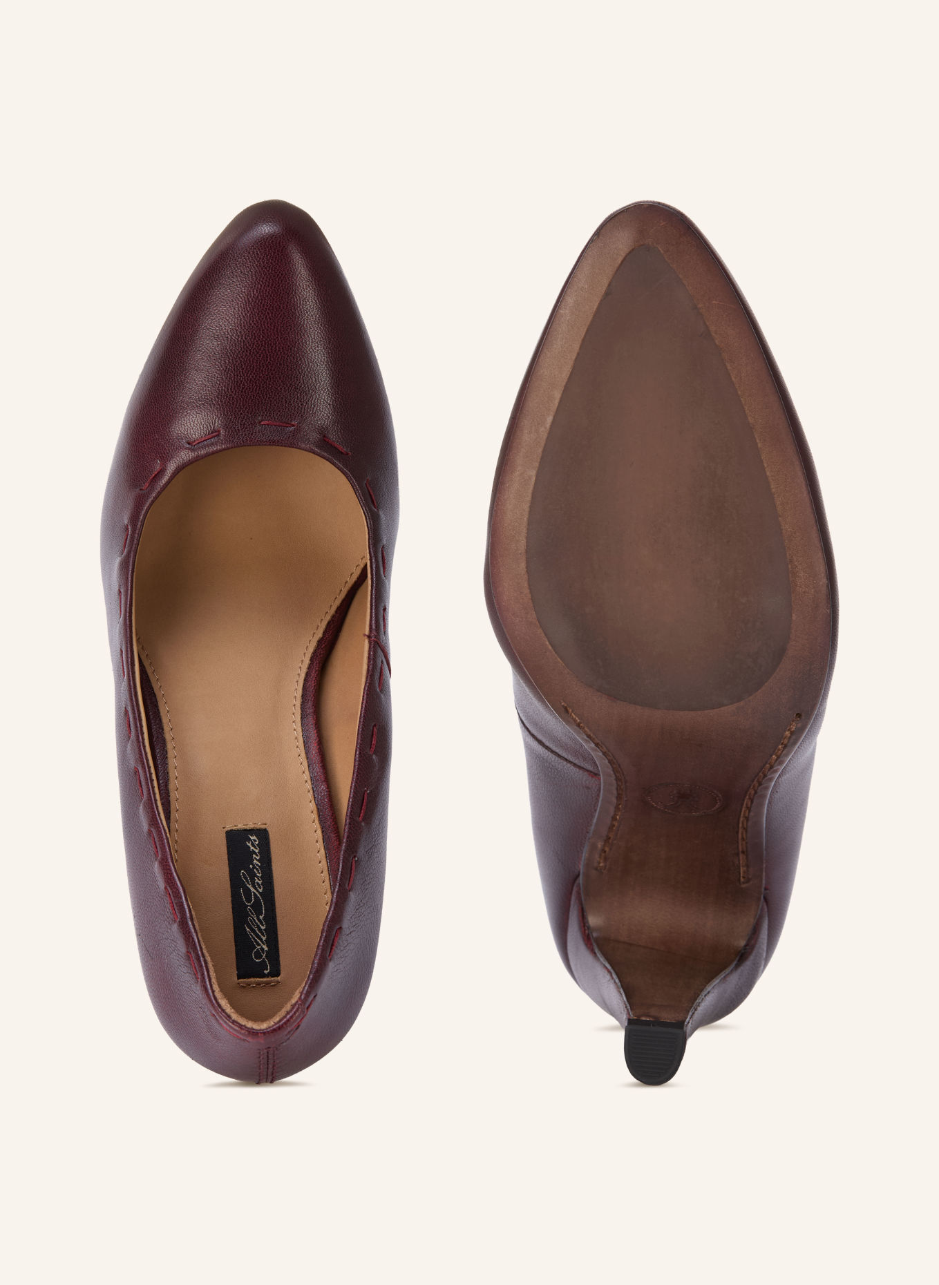 ALLSAINTS Pumps ANNA: DUNKELROT
