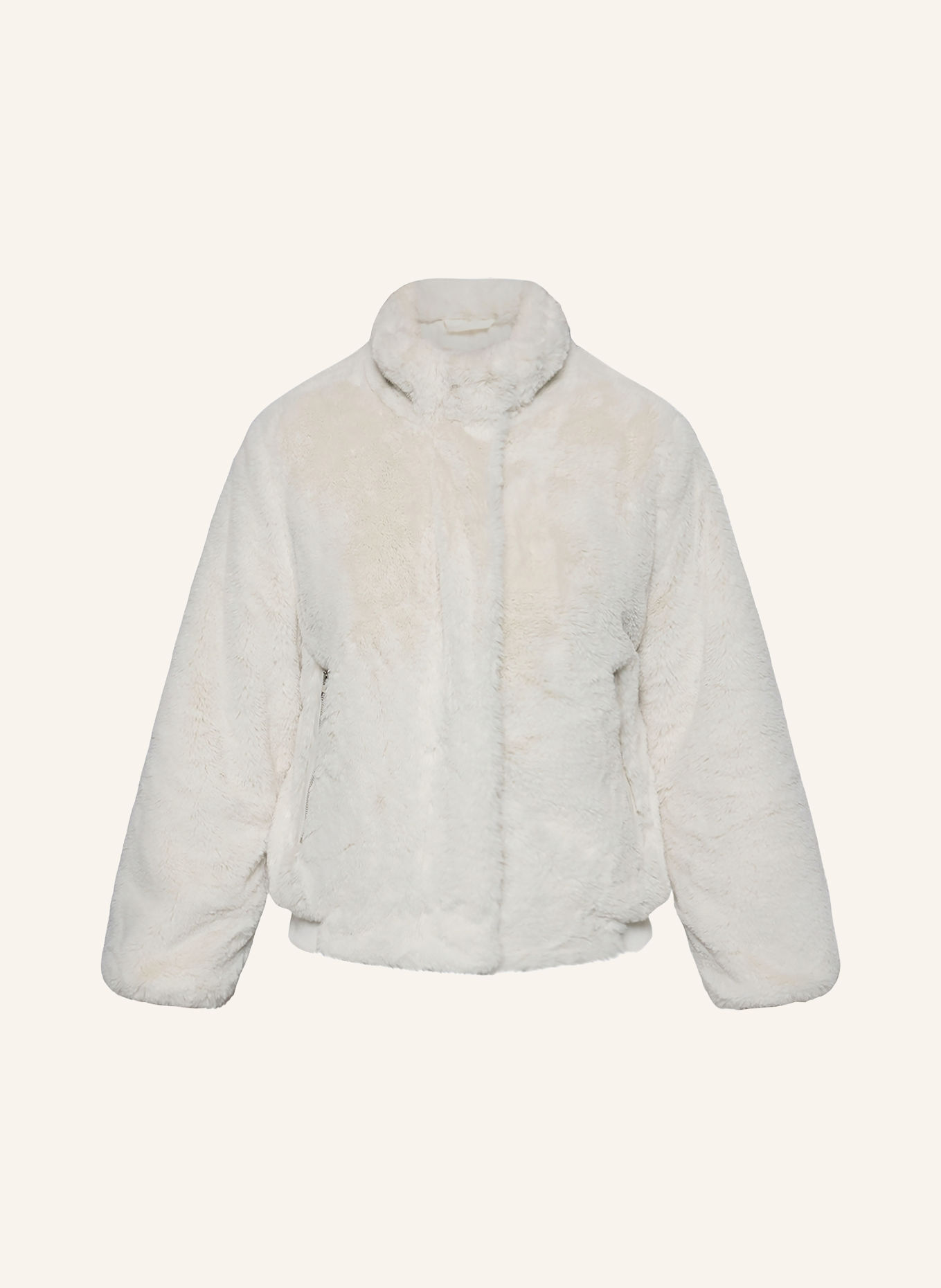 CARTOON Blouson van kunstbont: WIT