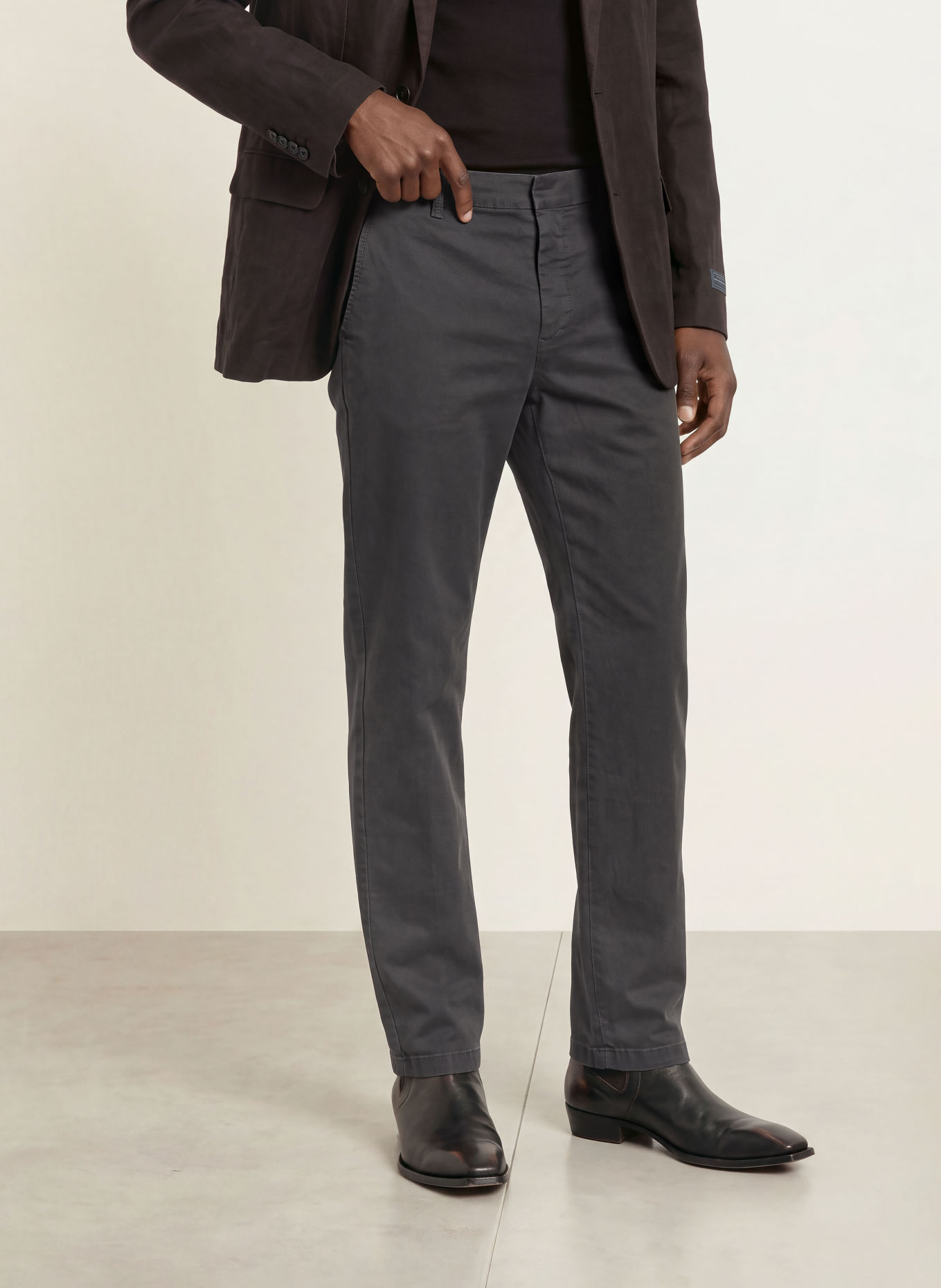 ALLSAINTS Chino HAYDON Slim Fit: DONKERGRIJS