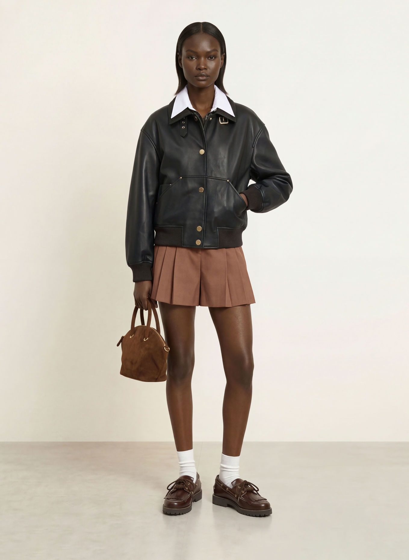 CLAUDIE PIERLOT Shorts: BRAUN