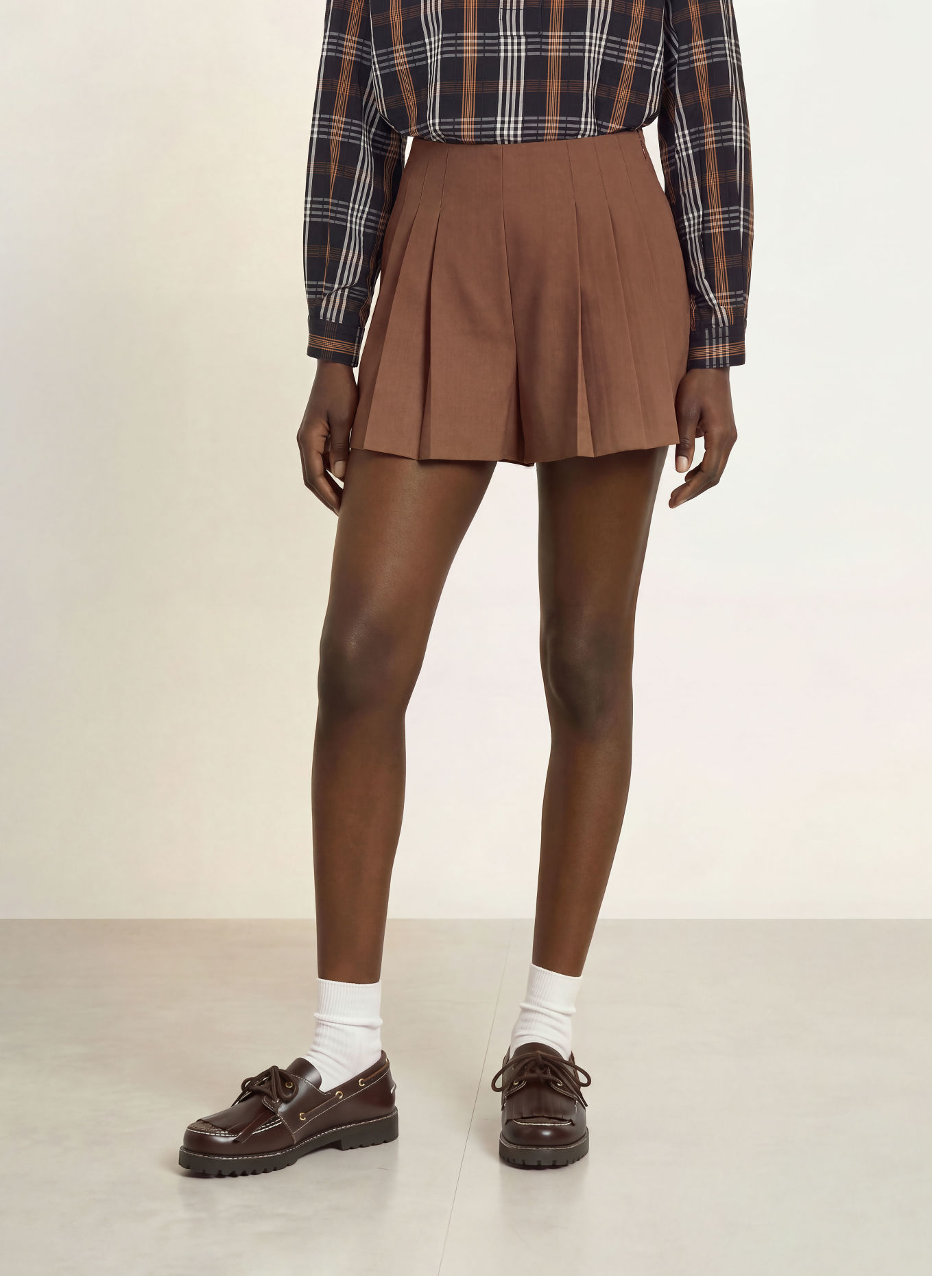 CLAUDIE PIERLOT Shorts: BRAUN