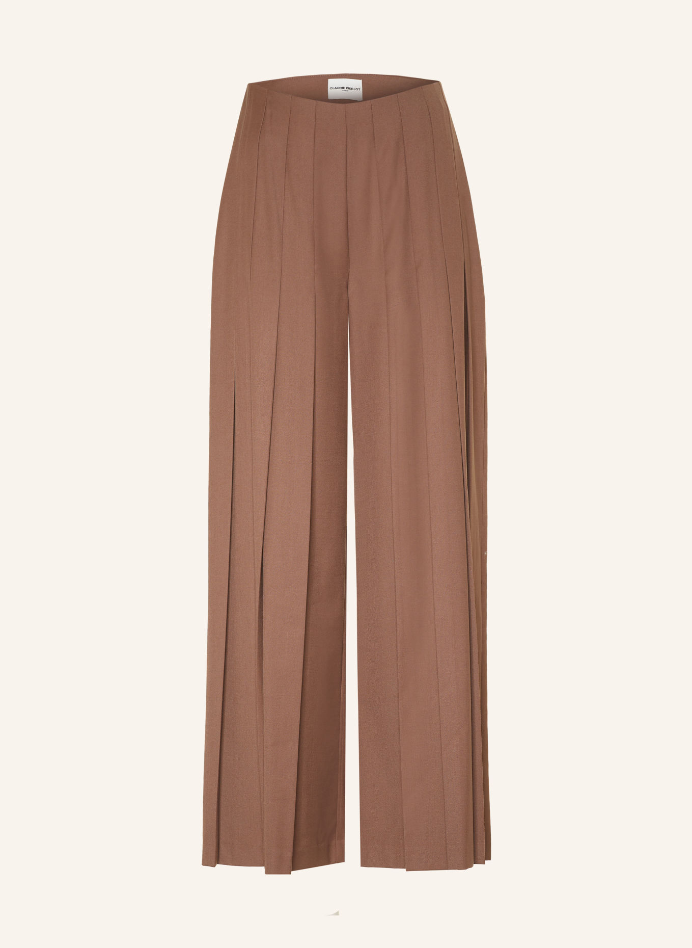 CLAUDIE PIERLOT Marlenehose: BRAUN