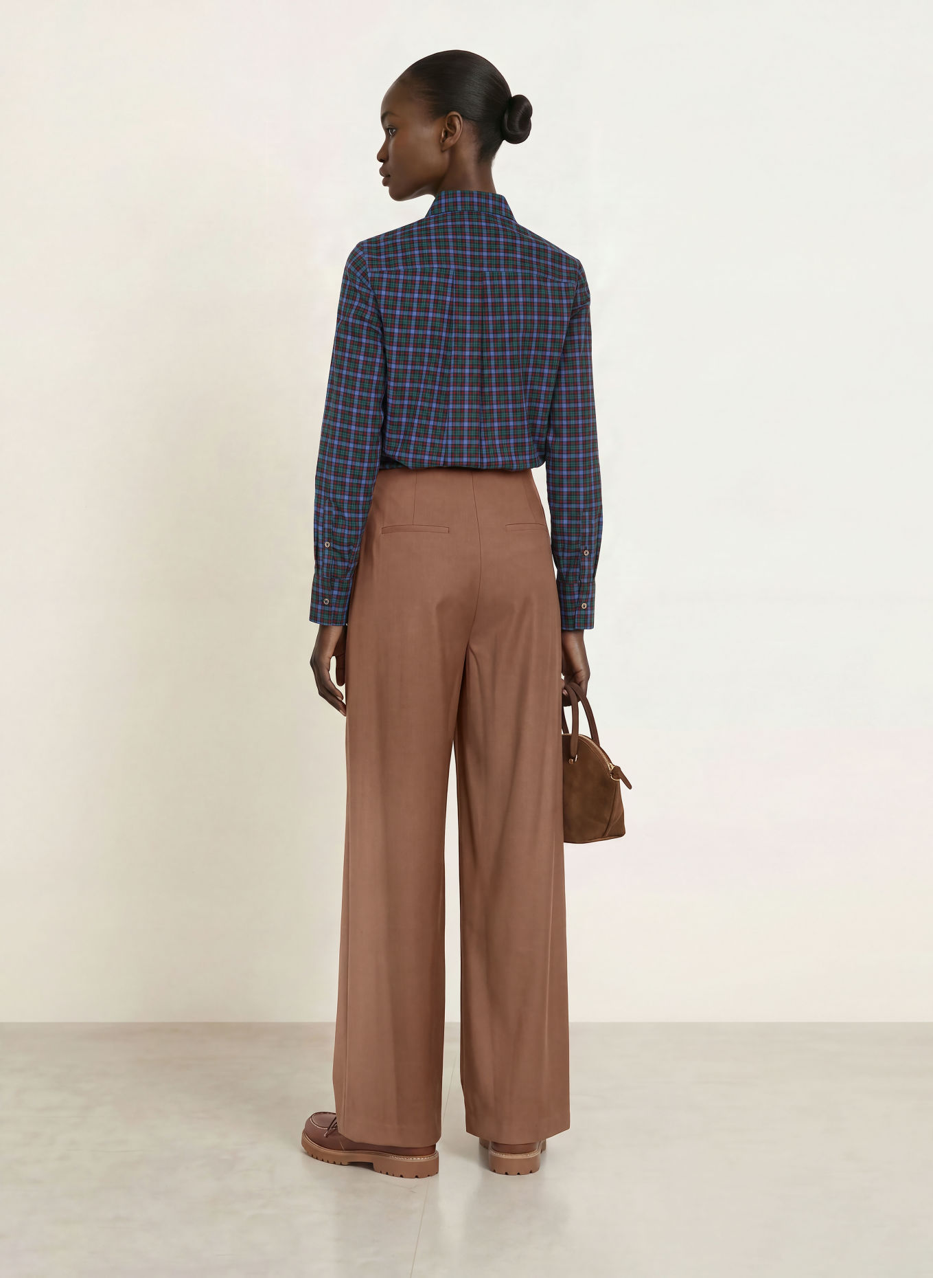 CLAUDIE PIERLOT Marlenehose: BRAUN