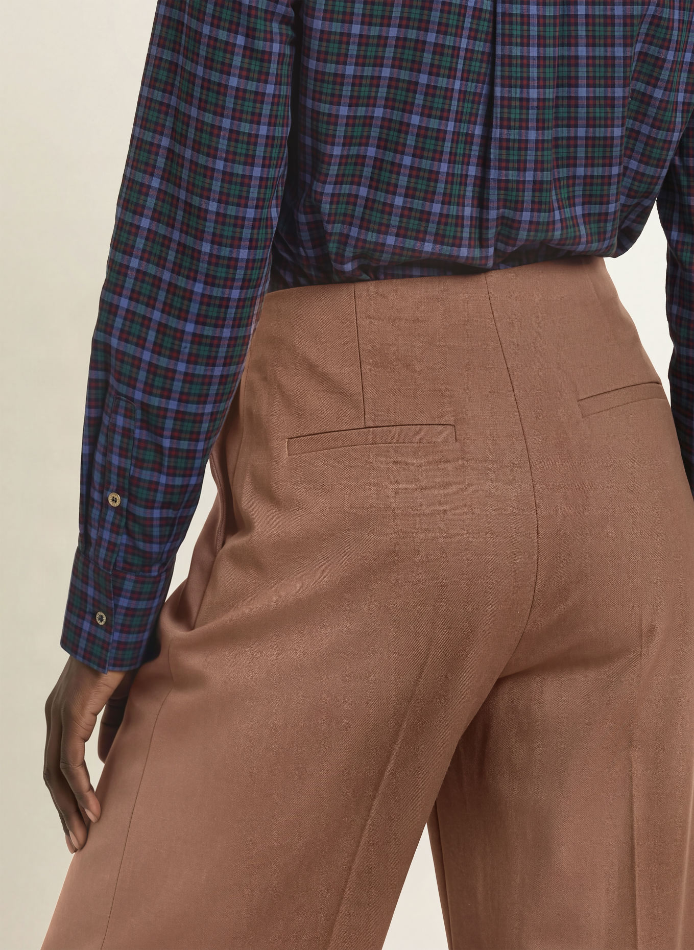 CLAUDIE PIERLOT Marlenehose: BRAUN
