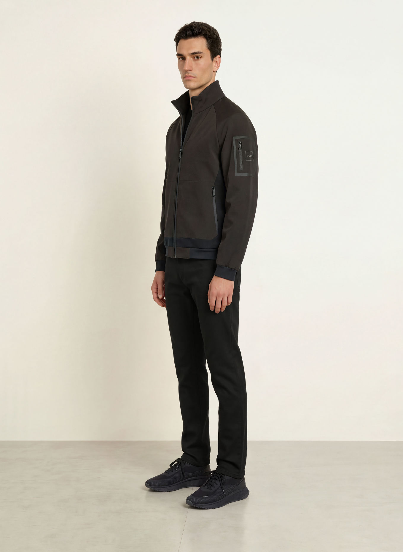 BOSS Bukser SPIRIT70 Tapered Fit: SORT