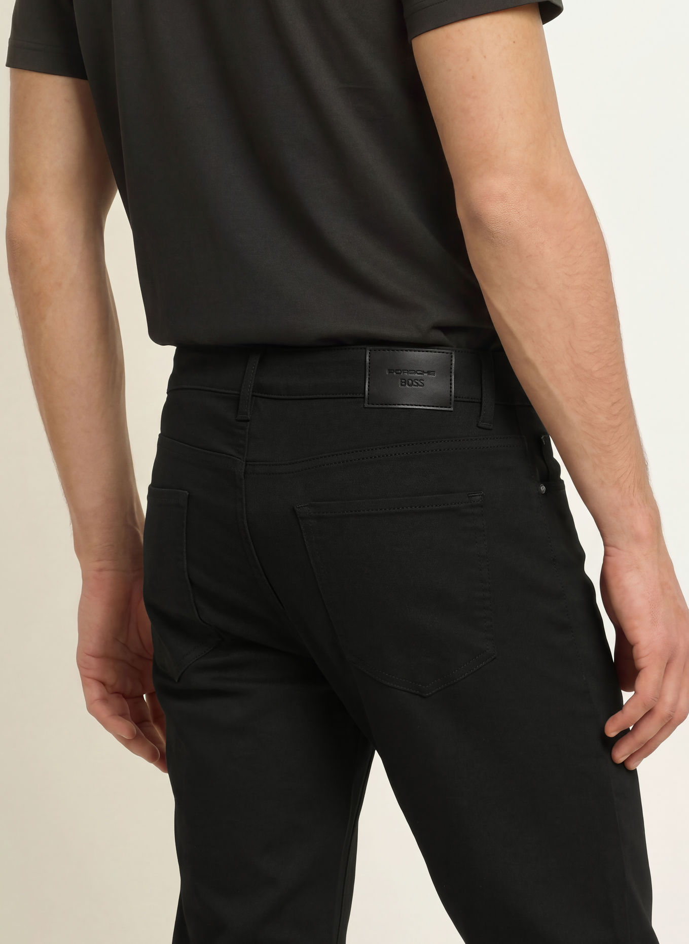 BOSS Bukser SPIRIT70 Tapered Fit: SORT