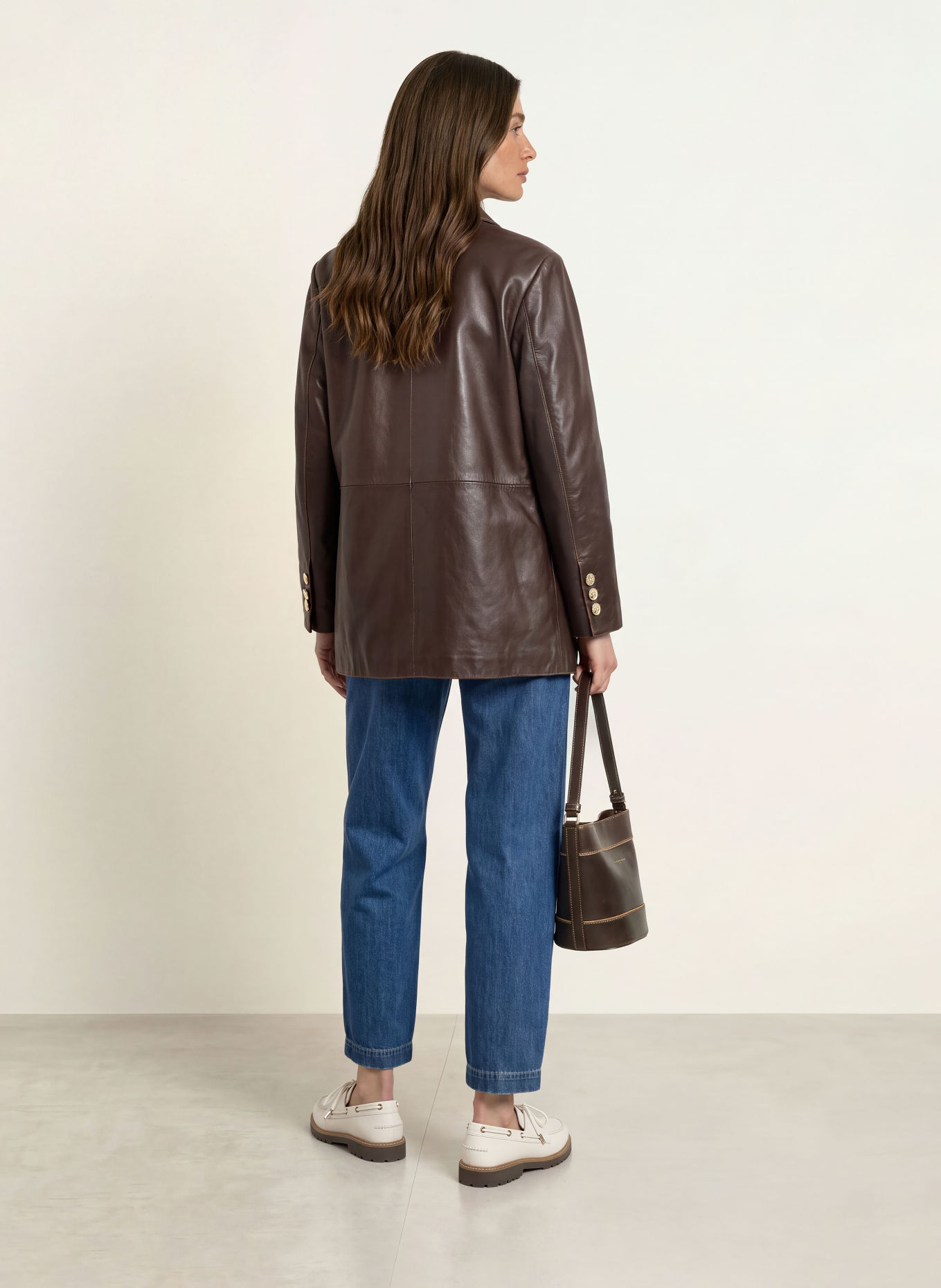 CLAUDIE PIERLOT Jeansy typu barrel: 0017 BLUE DENIM