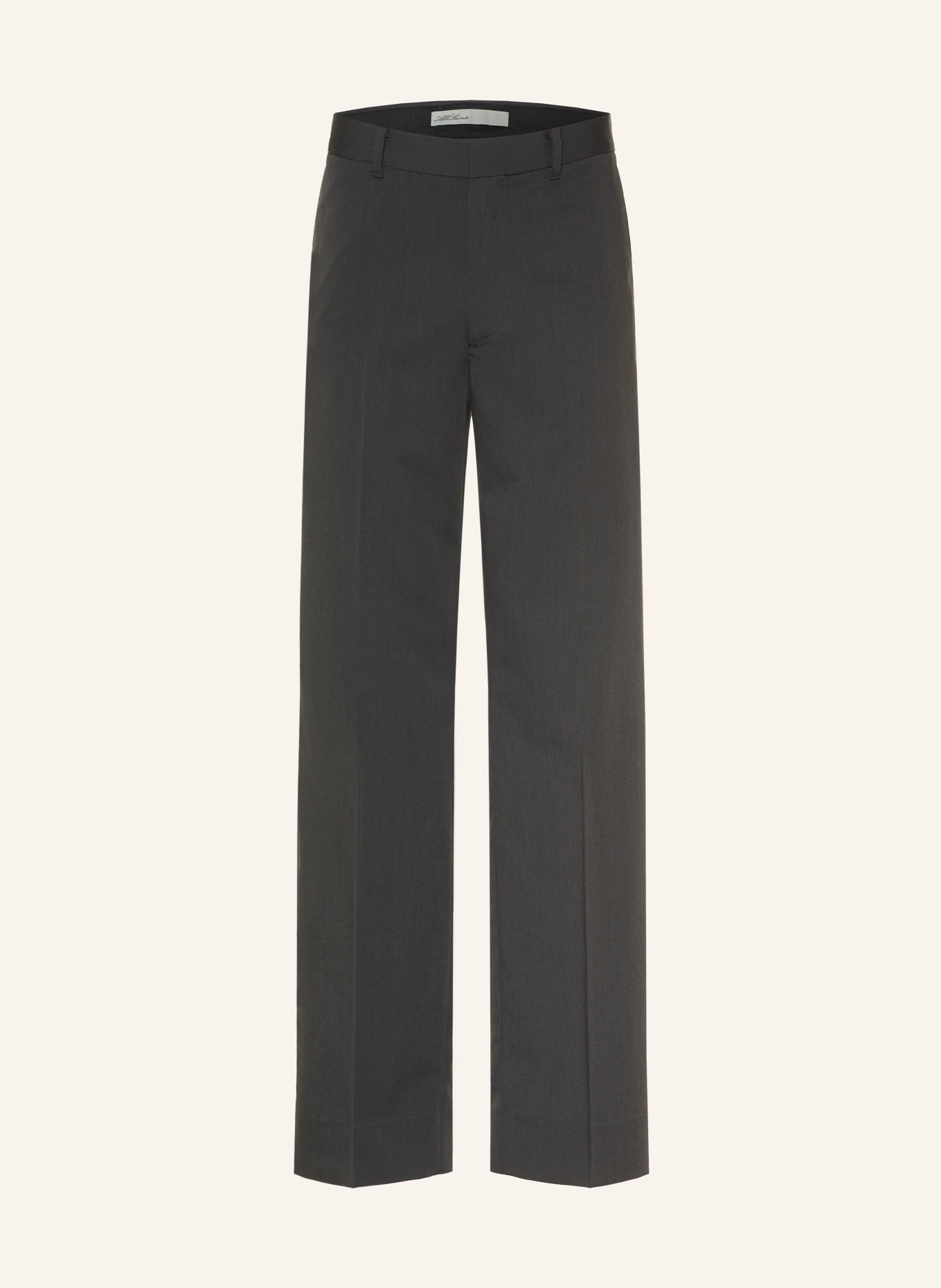 ALLSAINTS MOOR Regular Fit Trousers: DARK GRAY