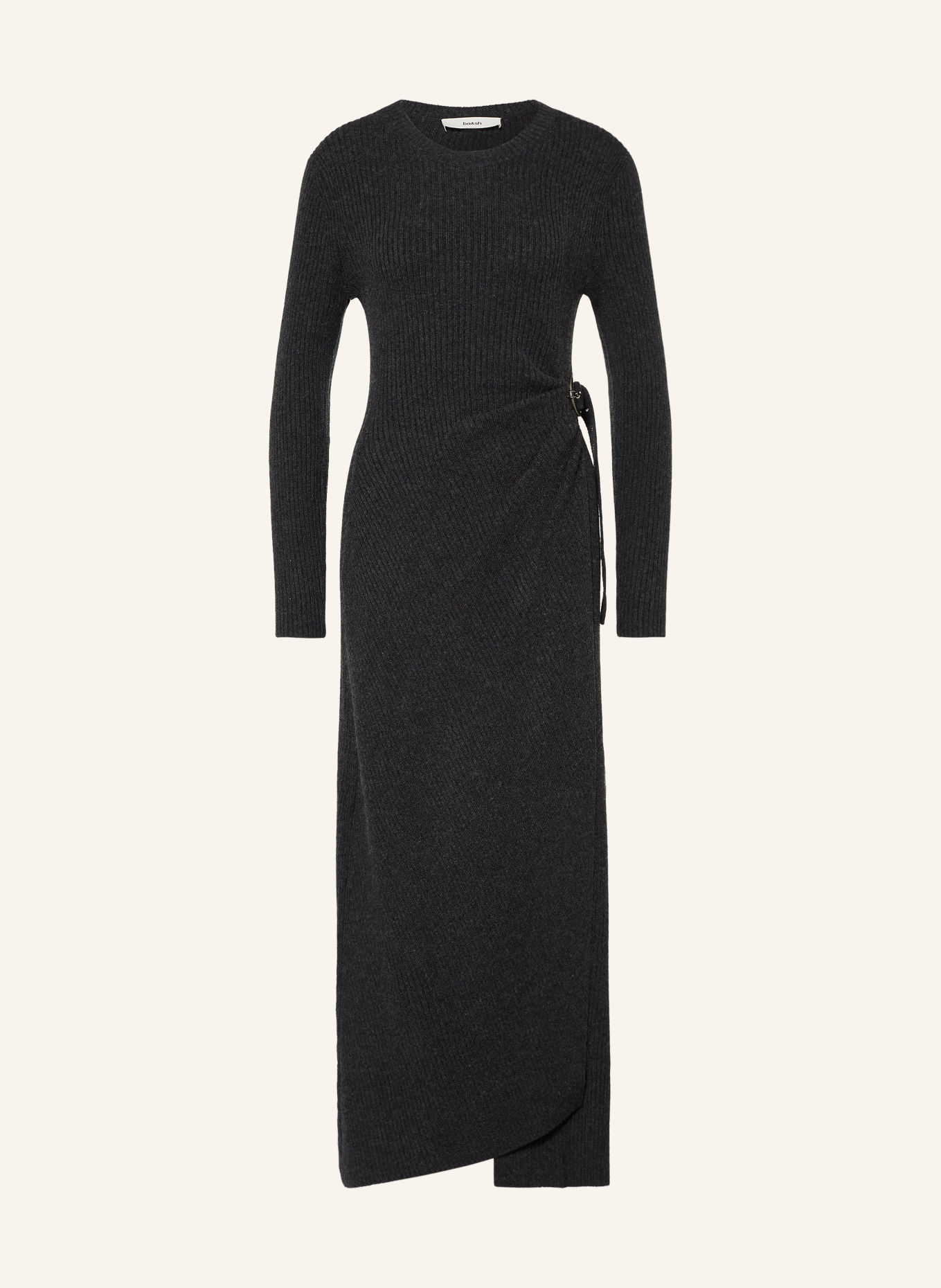 ba&sh BAMAYA Knit Dress: DARK GRAY
