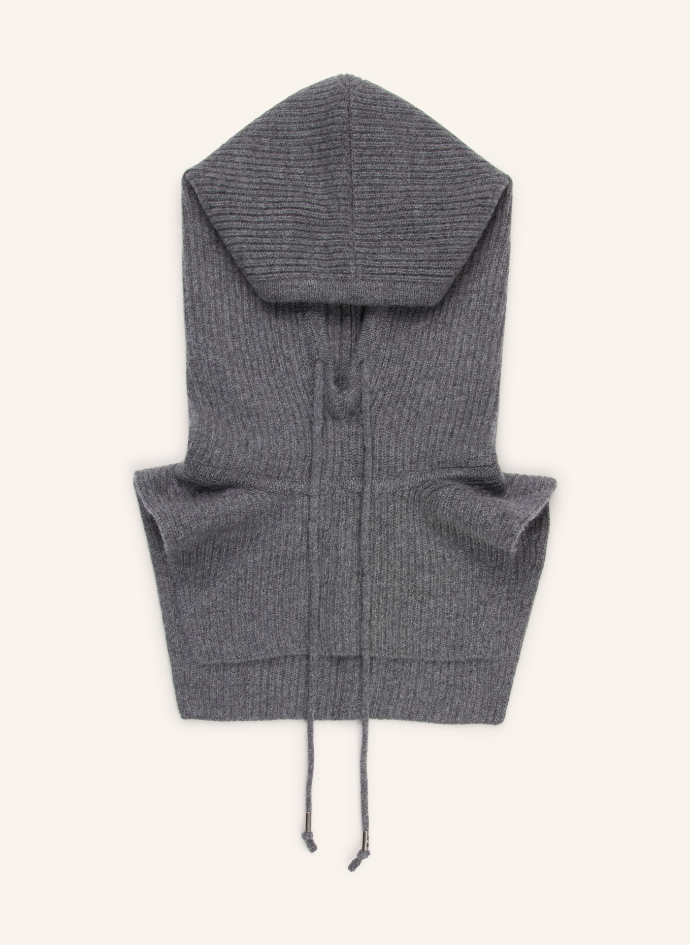 ba&sh Kapuzeneinsatz aus Cashmere: GRAU