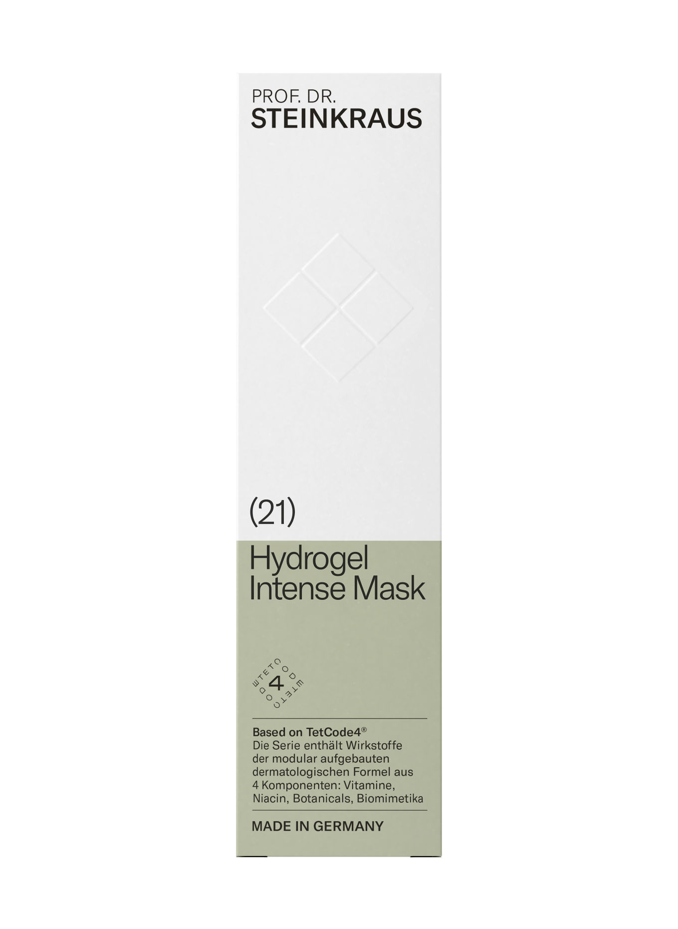 PROF. DR. STEINKRAUS (21) HYDROGEL INTENSE MASK