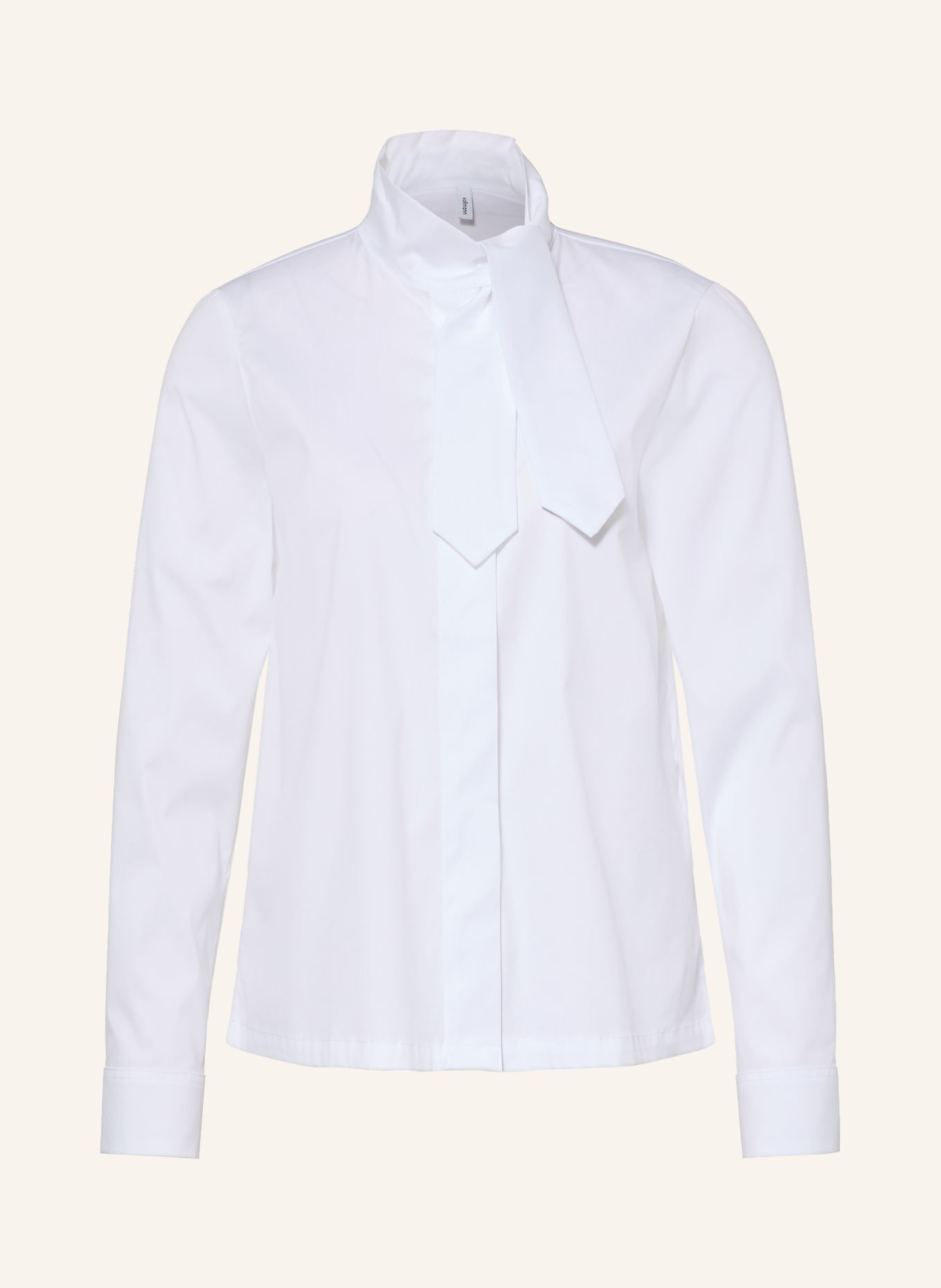 wallmann Schluppenbluse: WEISS