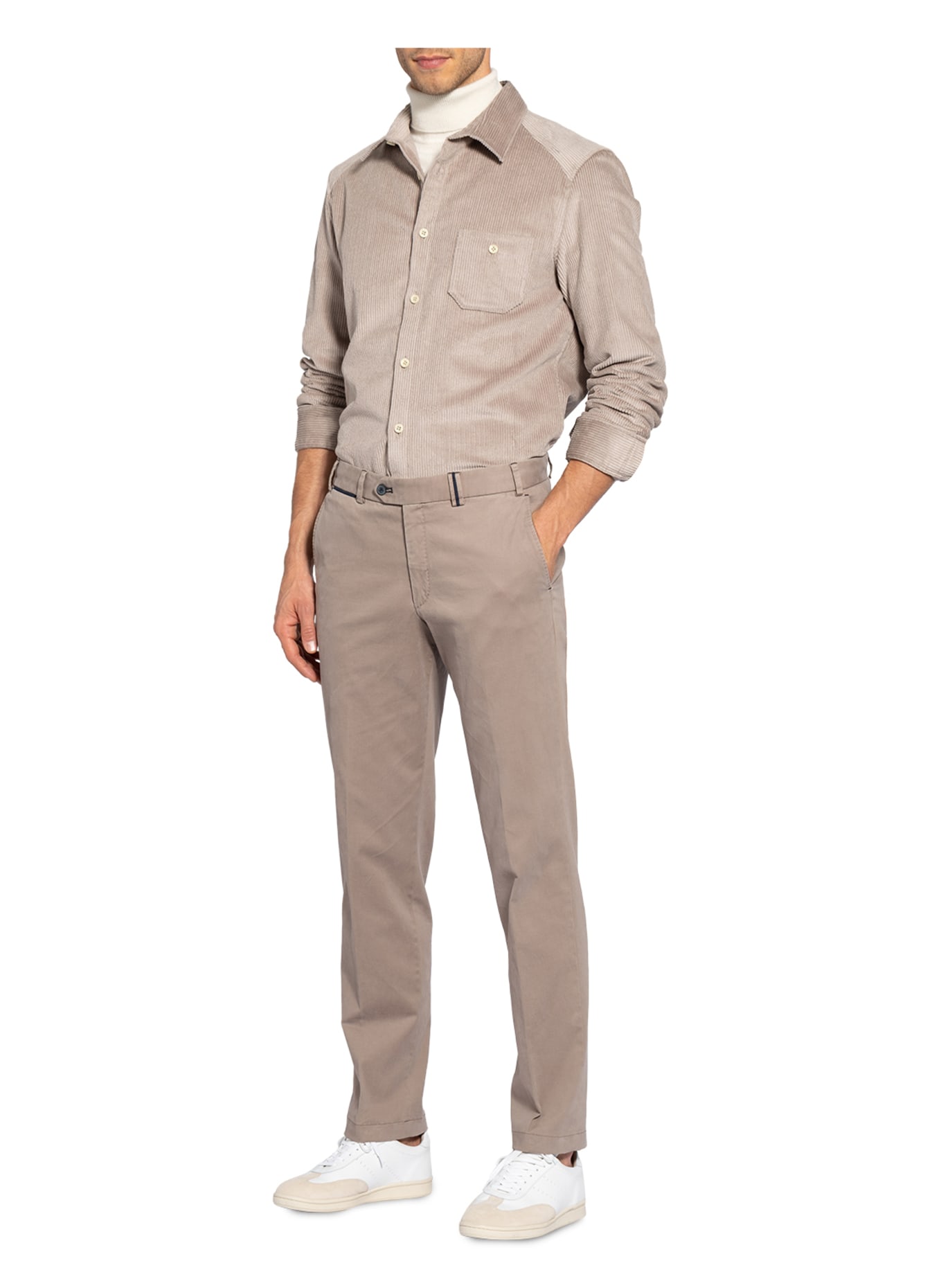 HILTL Chino PEAKER-S Regular Fit, Farbe: TAUPE (Bild 2)